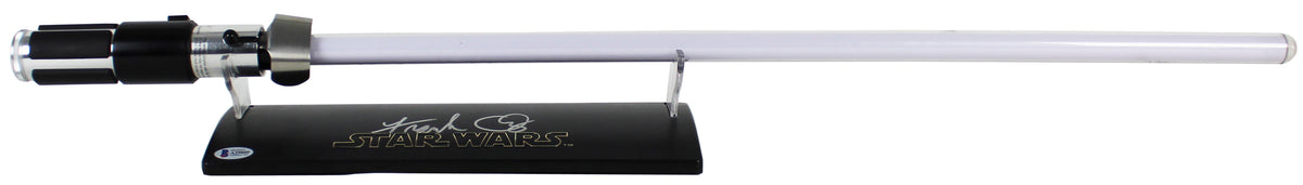 Frank Oz Star Wars Authentic Signed Yoda Force FX Lightsaber BAS #A39809
