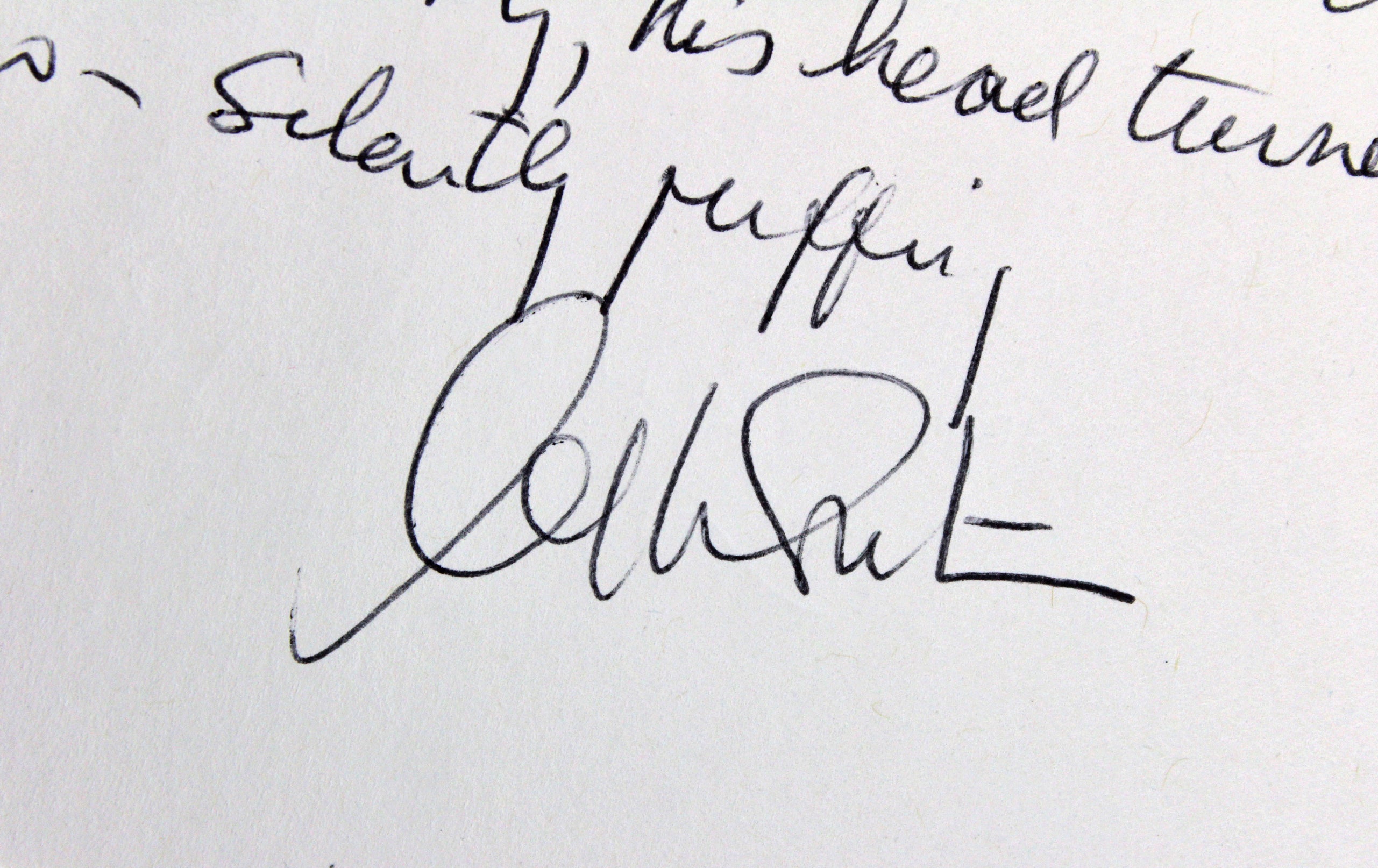 William Shatner Signed 7.25x10.5 1 Page Essay on Personal Letterhead BAS #A71925