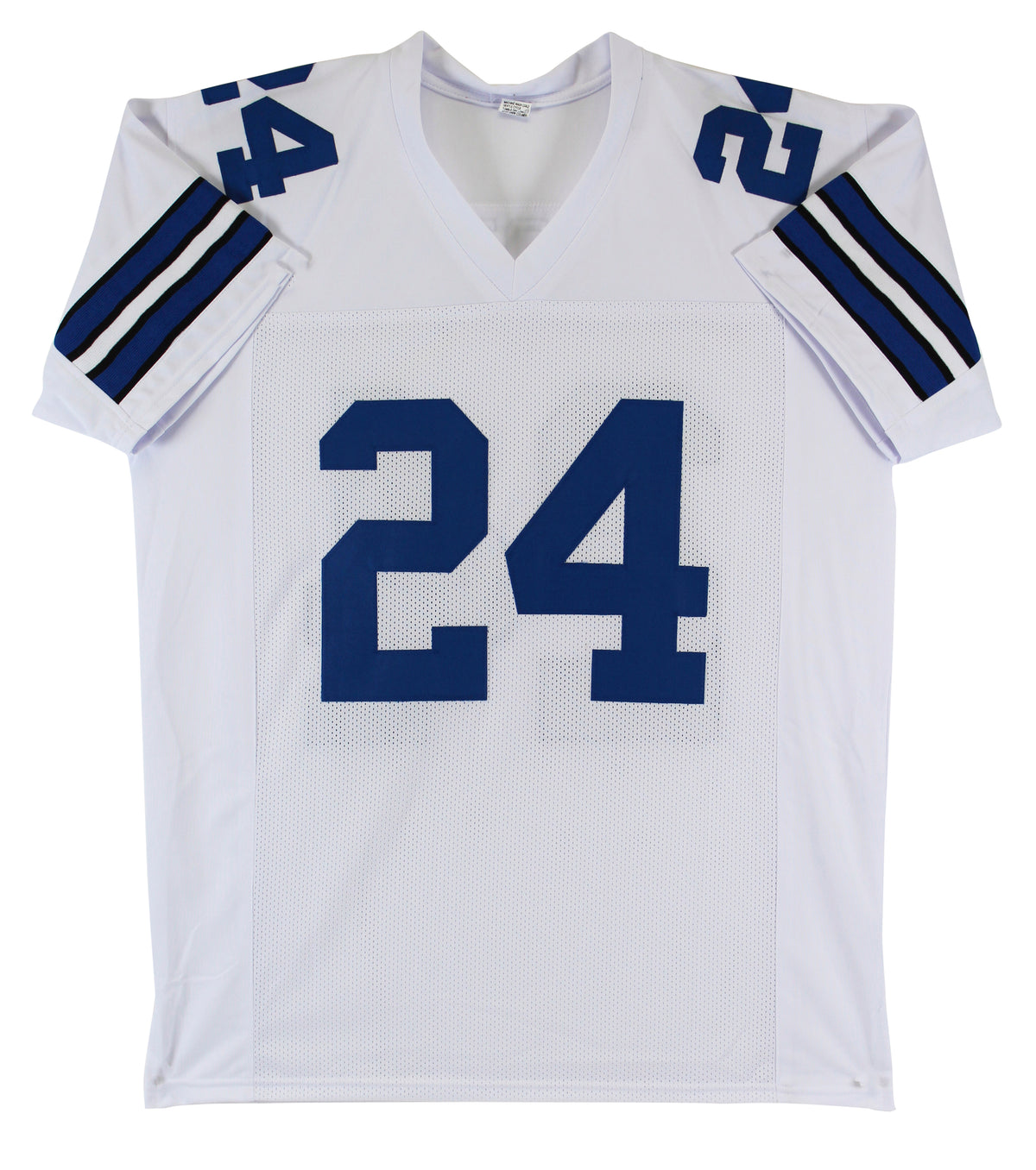 Larry Brown "SB XXX MVP" Signed White Pro Style Jersey Autographed BAS Witnessed