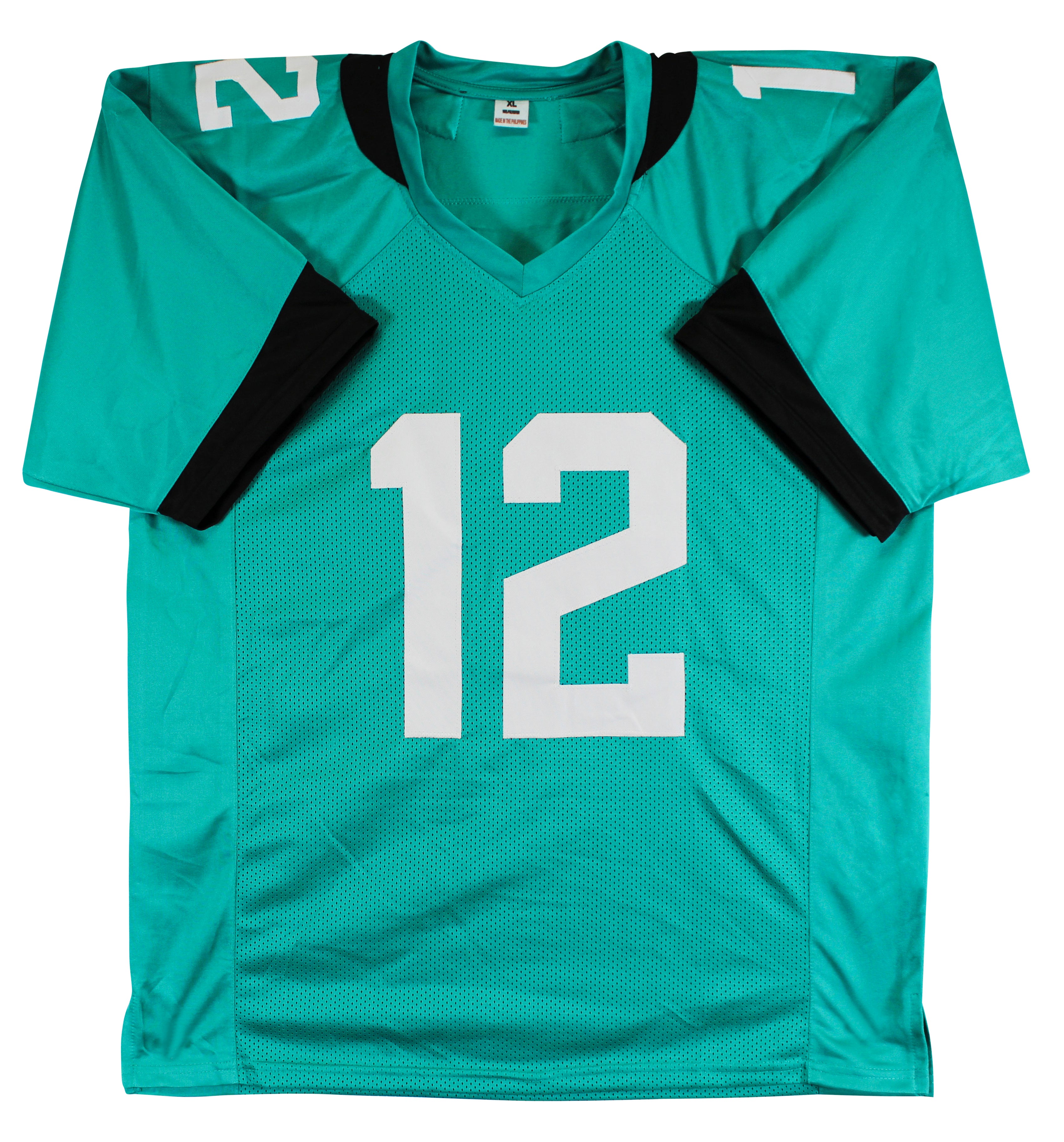 Travis Hunter Authentic Signed Teal Pro Style Jersey Autographed BAS Witnessed