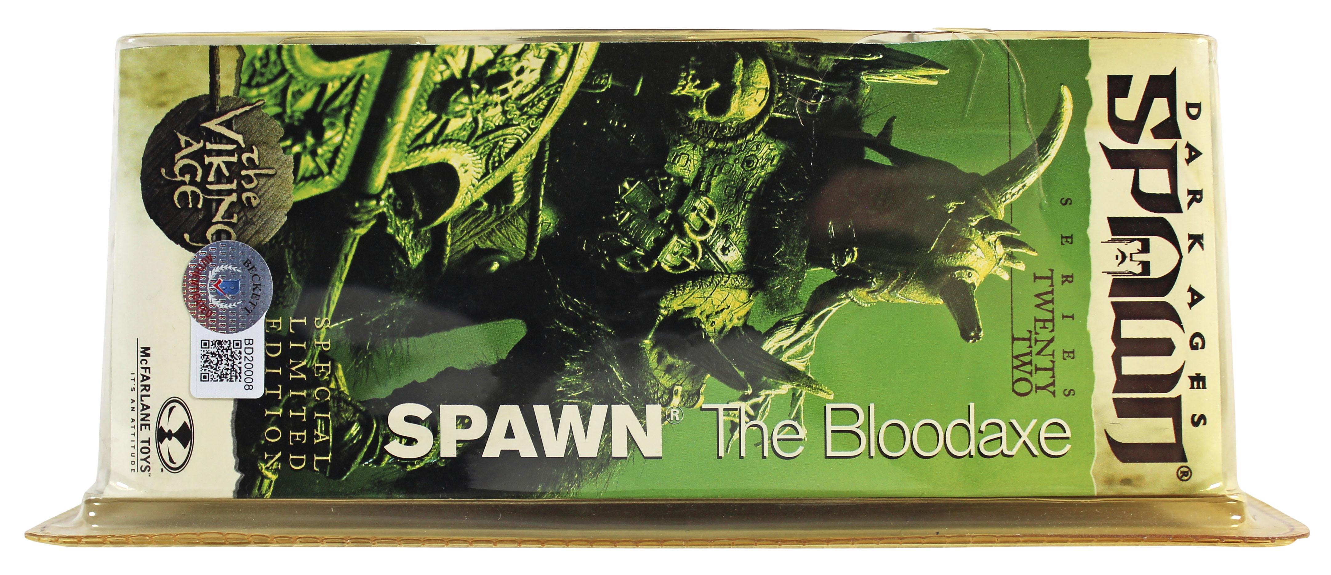 Todd McFarlane Signed Spawn Dark Ages 2002 San Diego CC LE Action Figure BAS