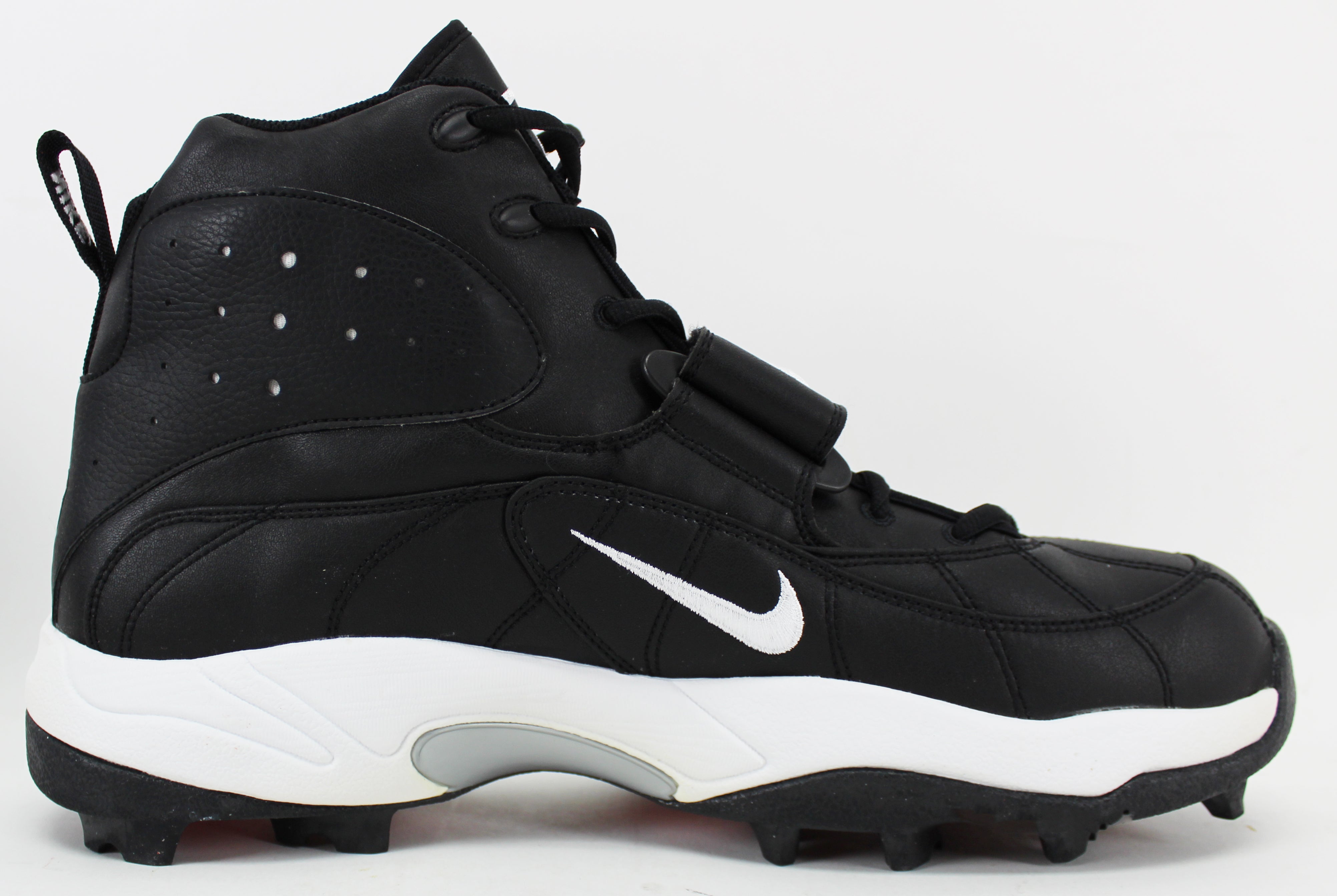 Nike Air Boss Pro Shark Cleats Black / White Size 12.5 New In Box