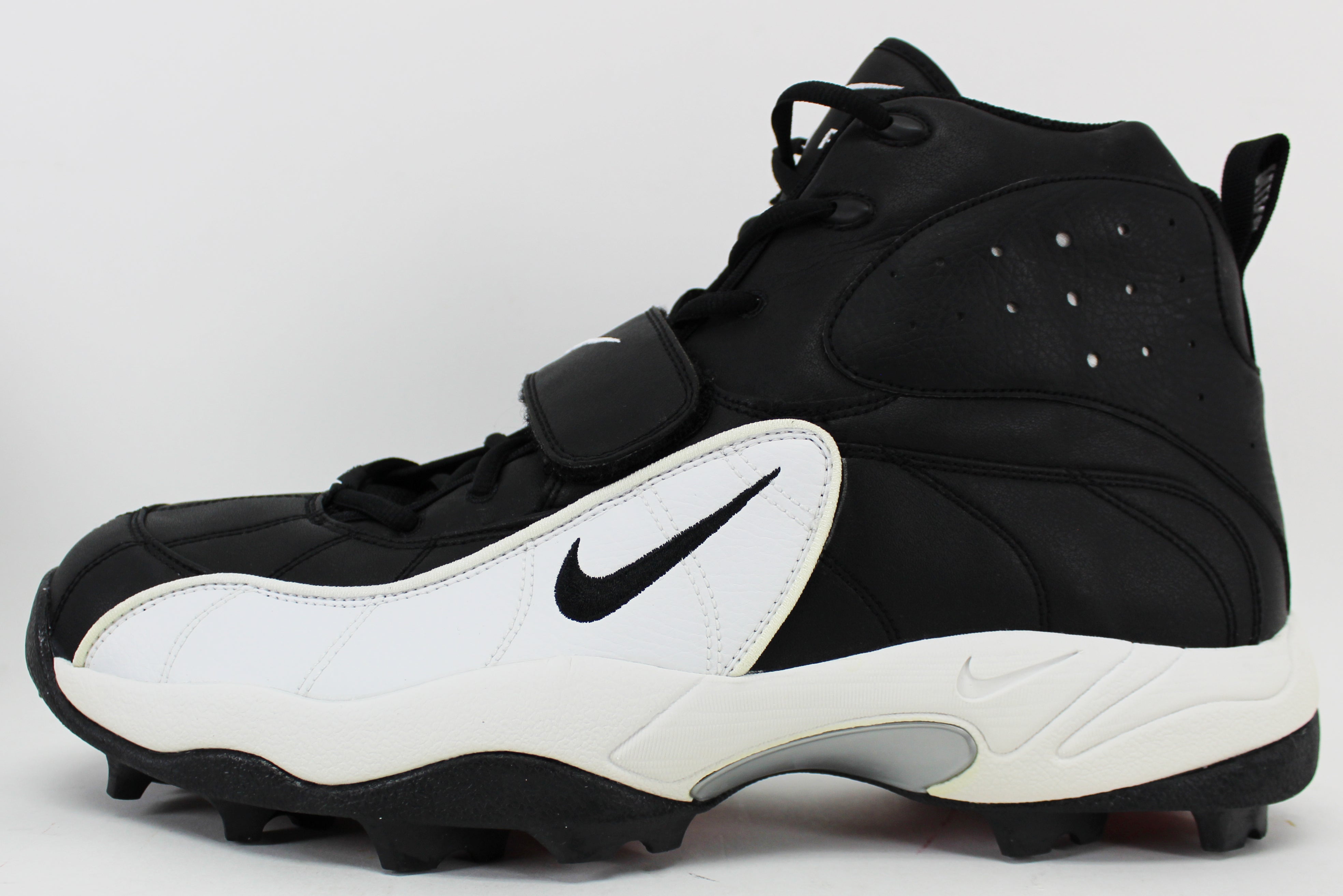 Nike Air Boss Pro Shark Cleats Black / White Size 12.5 New In Box