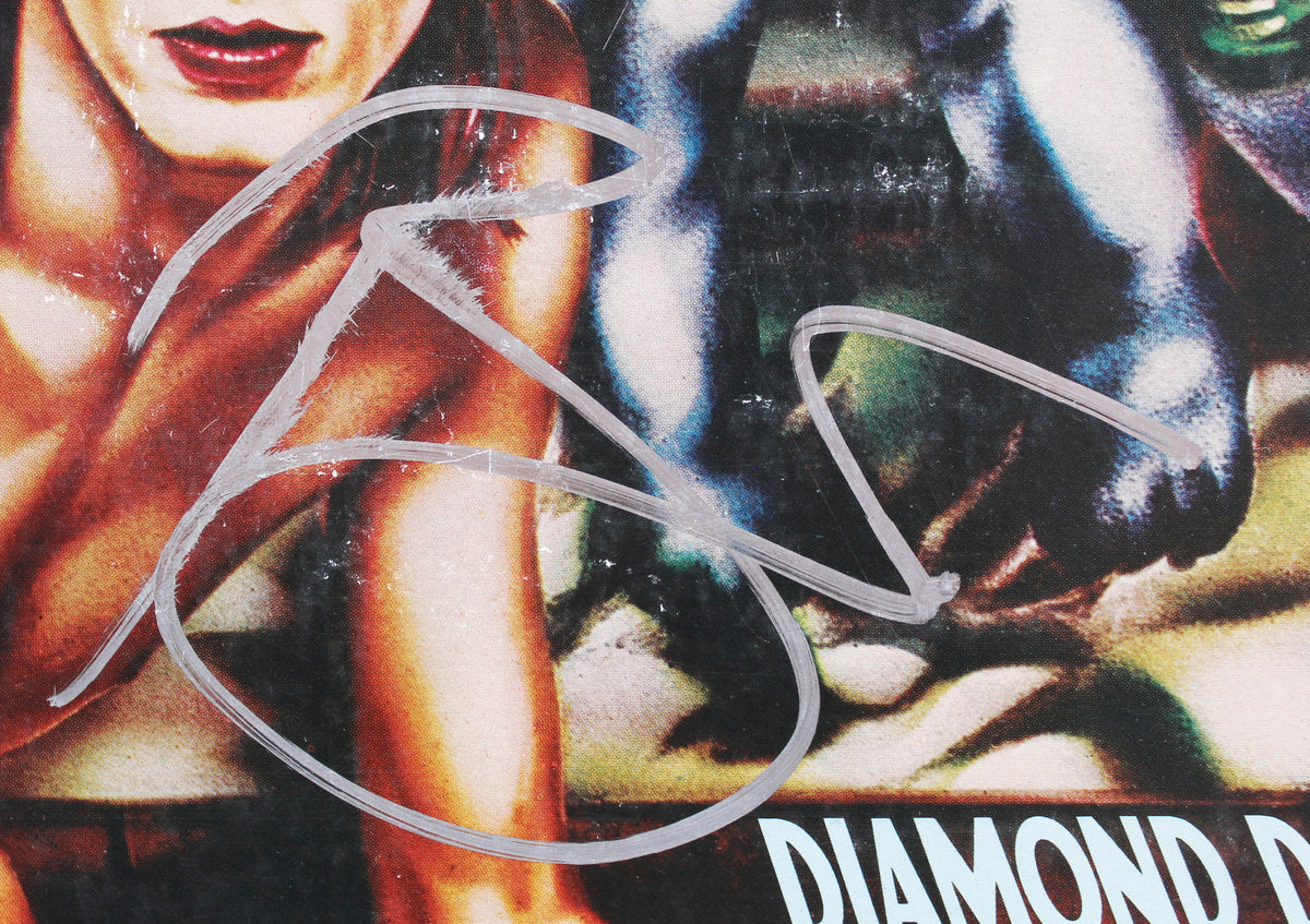 David Bowie Authentic Signed Diamond Dogs Album Cover W/ Vinyl JSA #XX60008