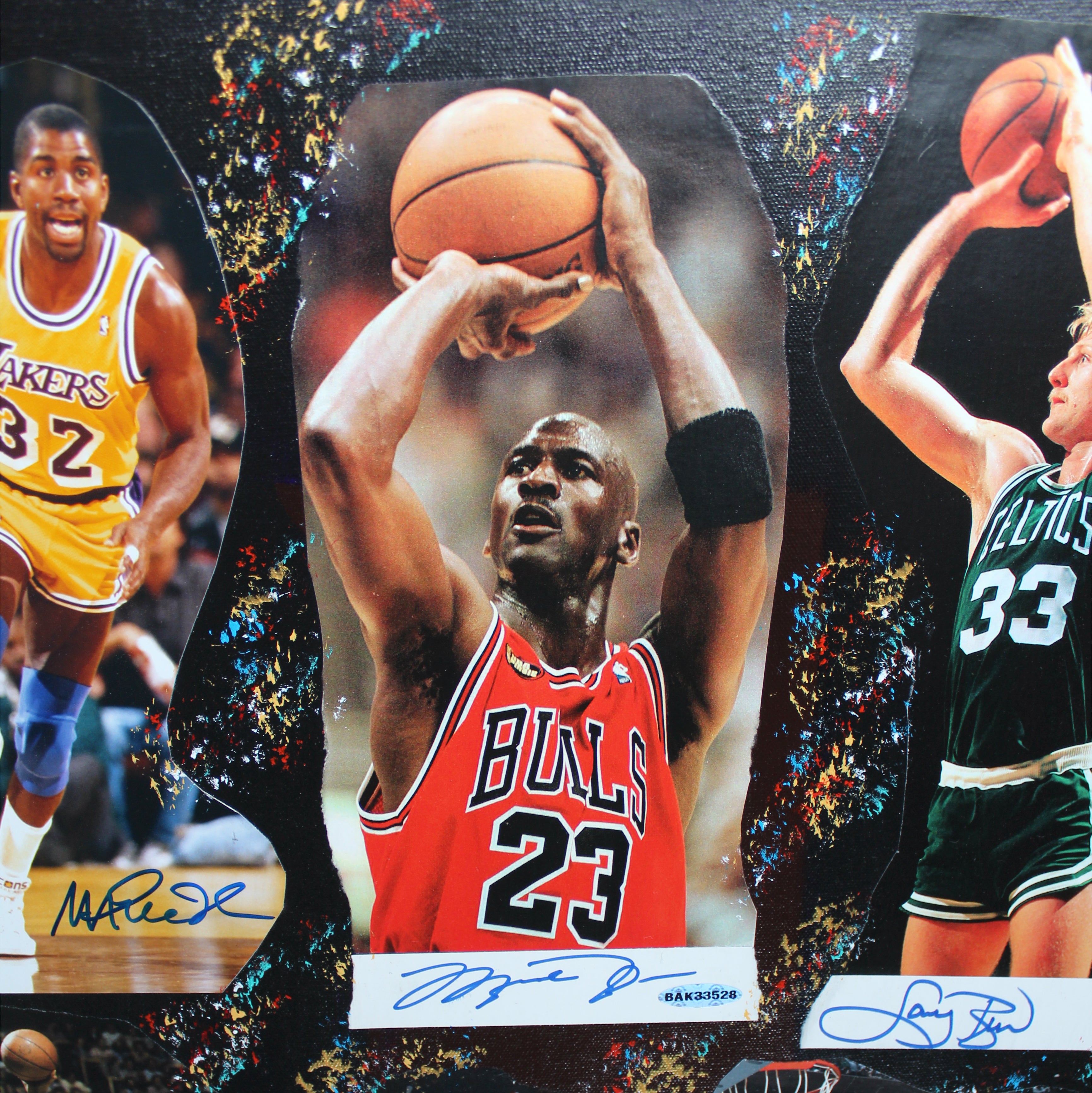 2013 NBA 60 Greatest "NBA Legends Of Basketball" Signed Lithograph JSA #BB53953