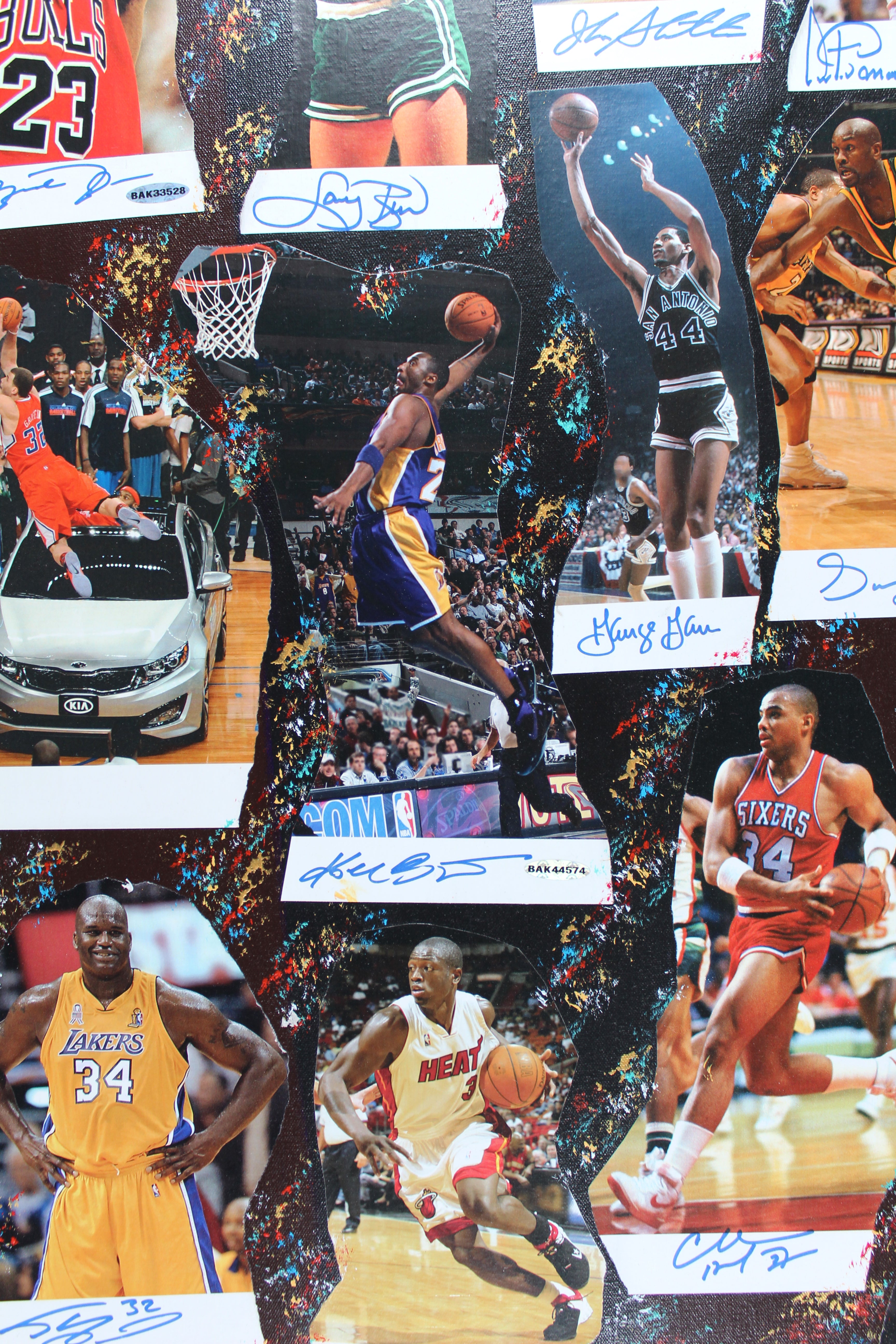 2013 NBA 60 Greatest "NBA Legends Of Basketball" Signed Lithograph JSA #BB53953