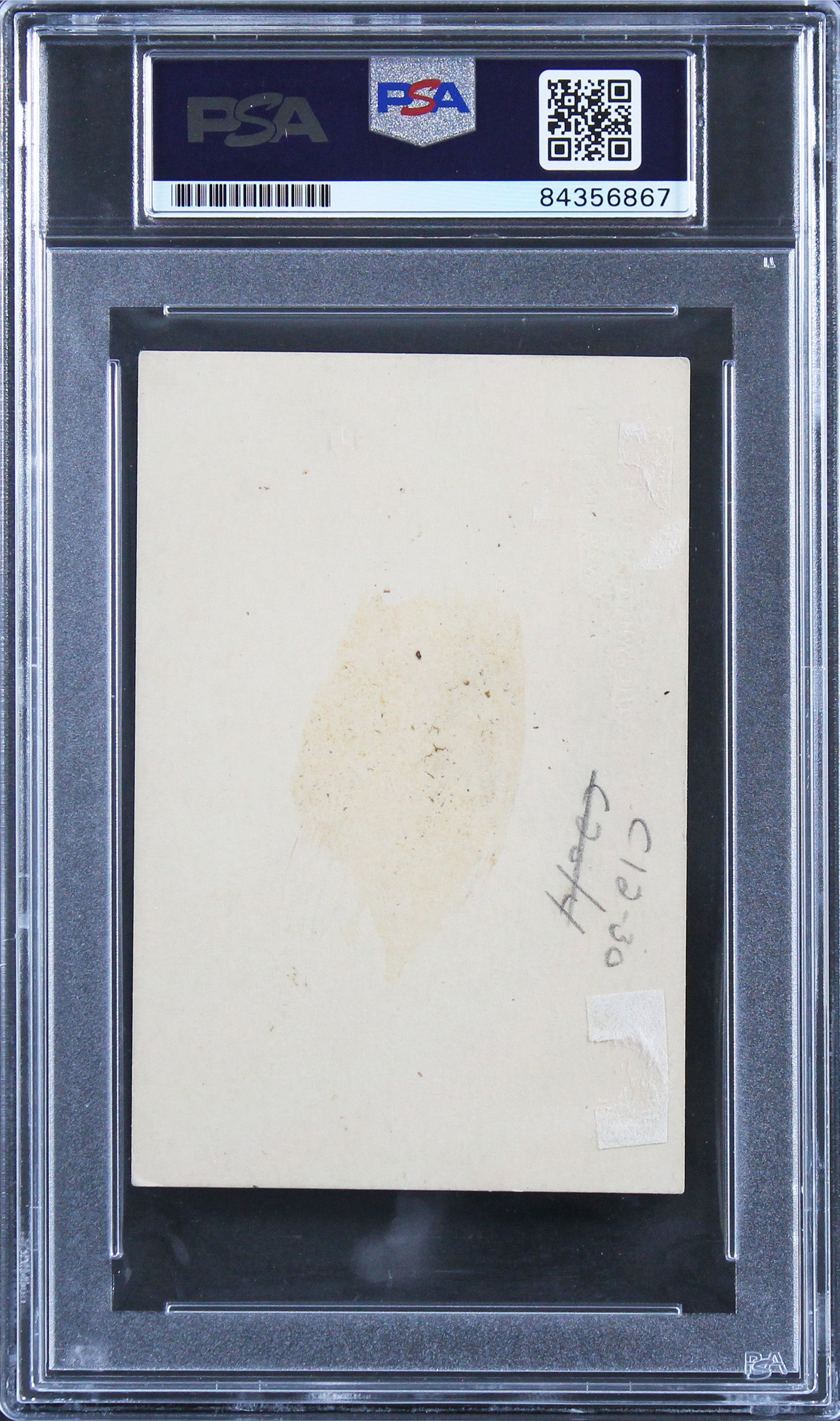 Calvin Coolidge Authentic Signed 2.75x4.25 White House Card Auto NM 7 PSA Slab