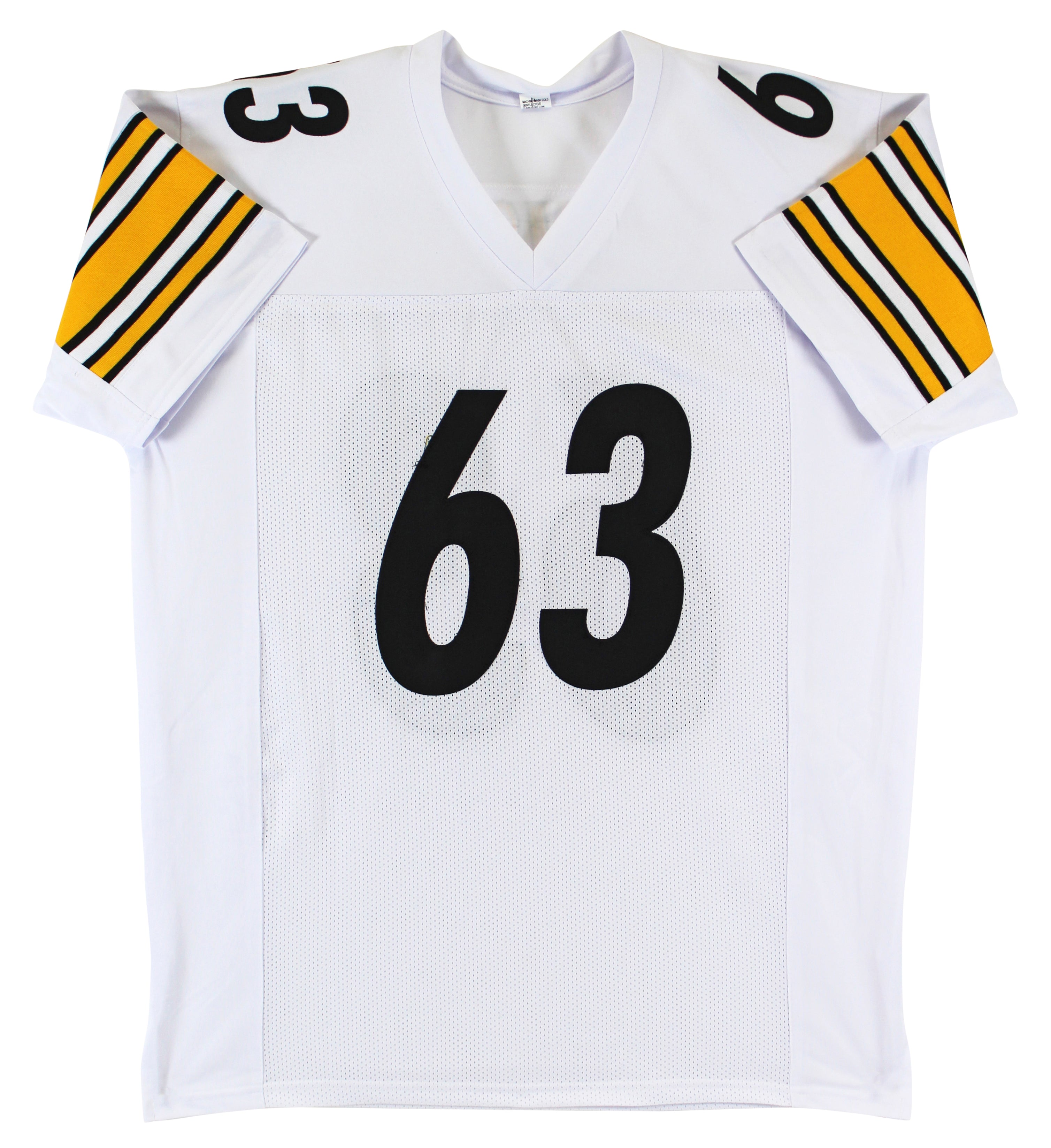 Dermontti Dawson "HOF 12" Authentic Signed White Pro Style Jersey BAS Witnessed