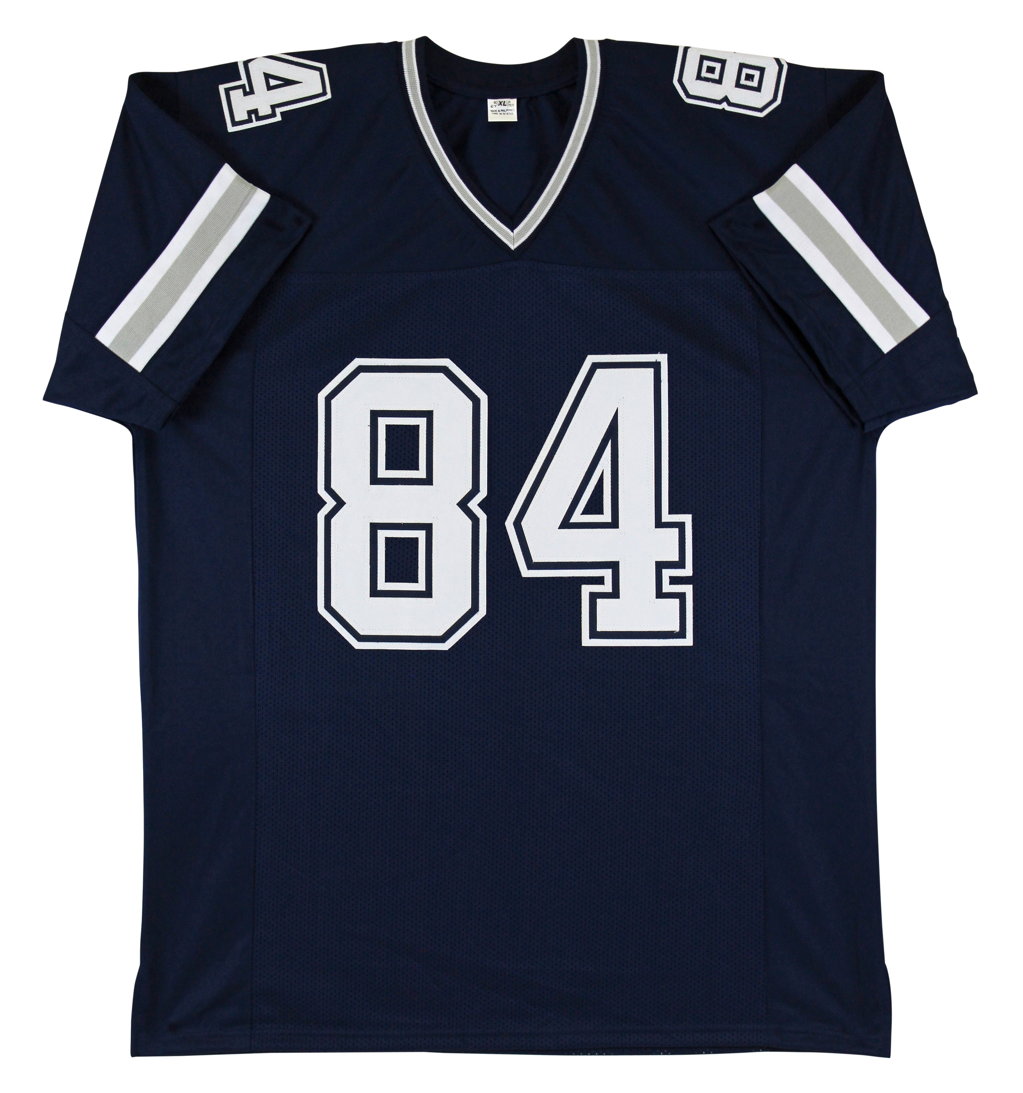 Jay Novacek Authentic Signed Navy Blue Pro Style Jersey Autographed BAS Witness