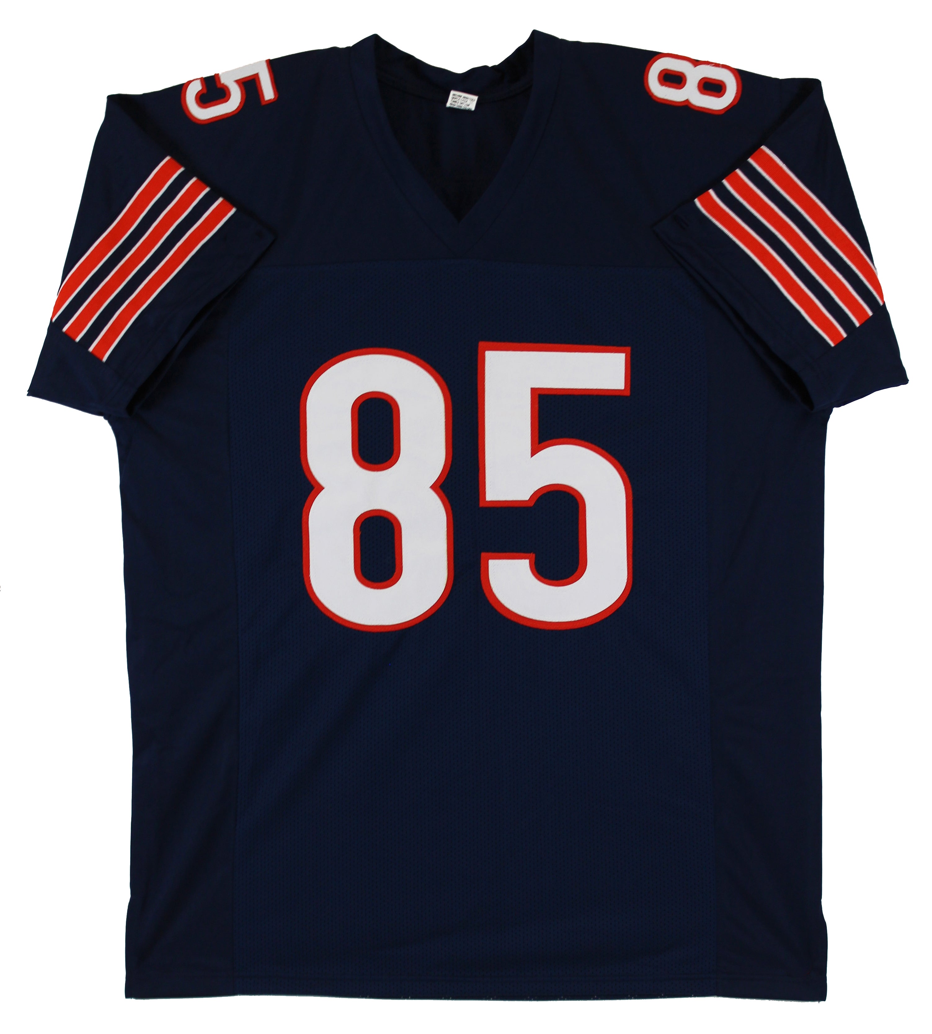 Cole Kmet Authentic Signed Navy Blue Pro Style Jersey Autographed BAS Witnessed