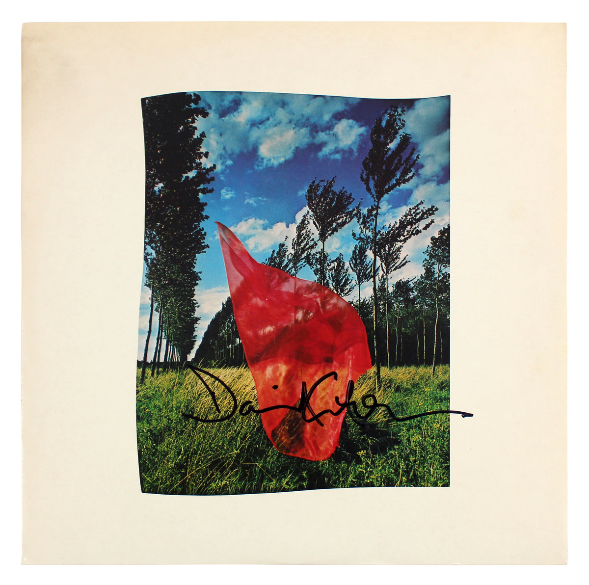 David Gilmour Pink Floyd Signed Wish You Were Here Album Sleeve BAS #AA13651