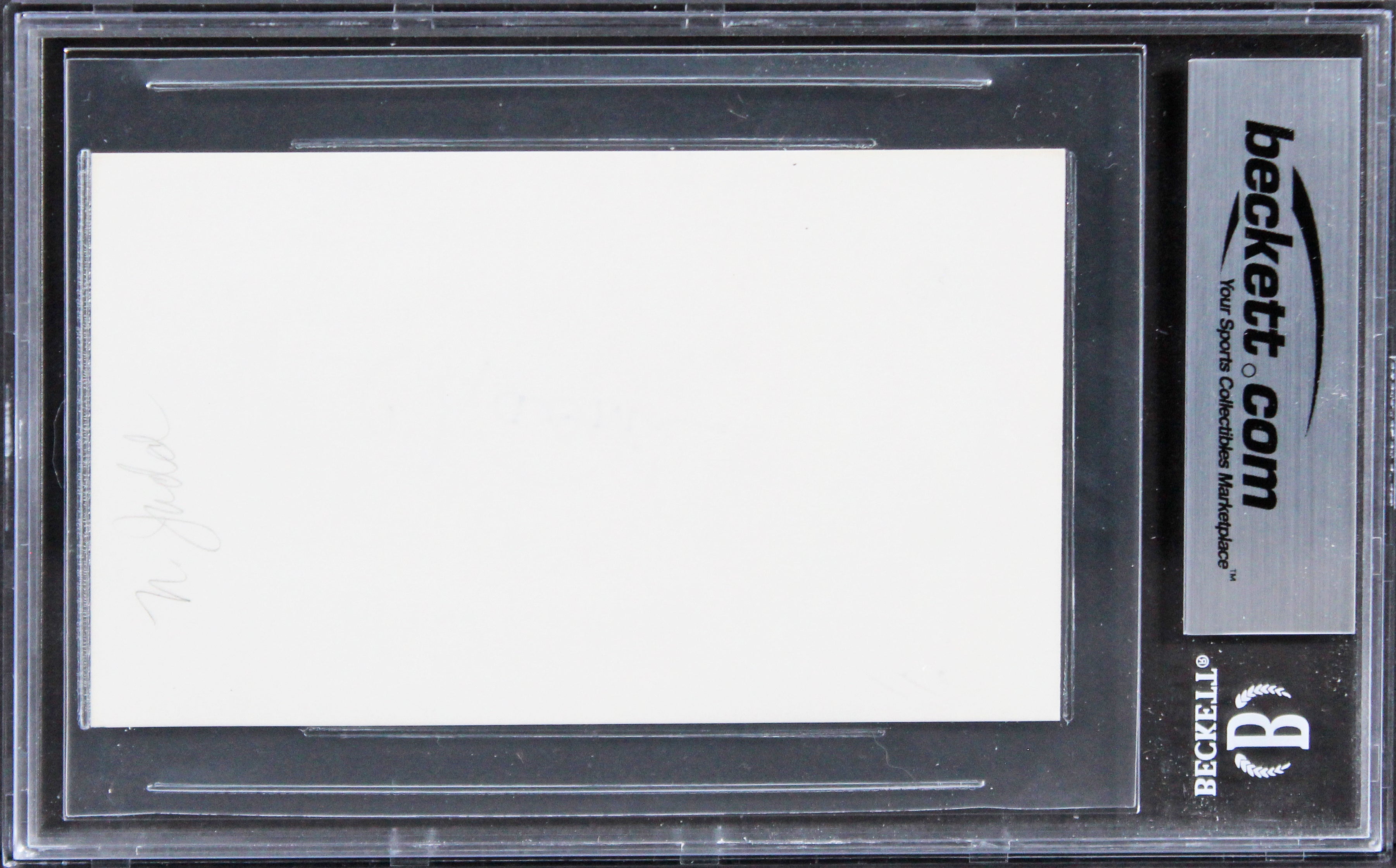 Naomi Judd Someone Like You Authentic Signed 3x5 Index Card BAS Slabbed