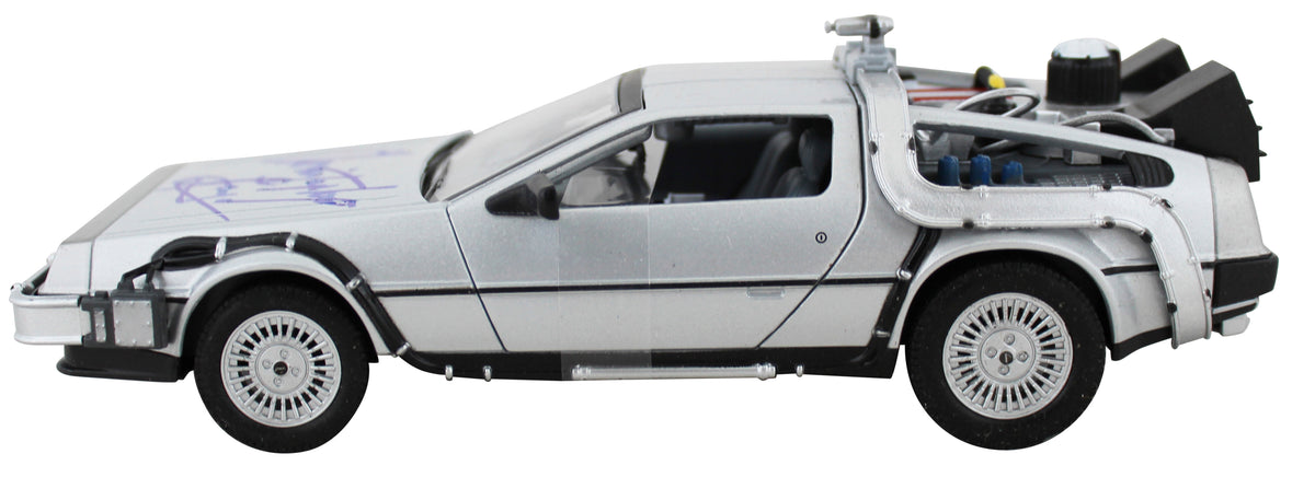 Christopher Lloyd Back To The Future Part 2 Signed Die Cast DeLorean JSA 2
