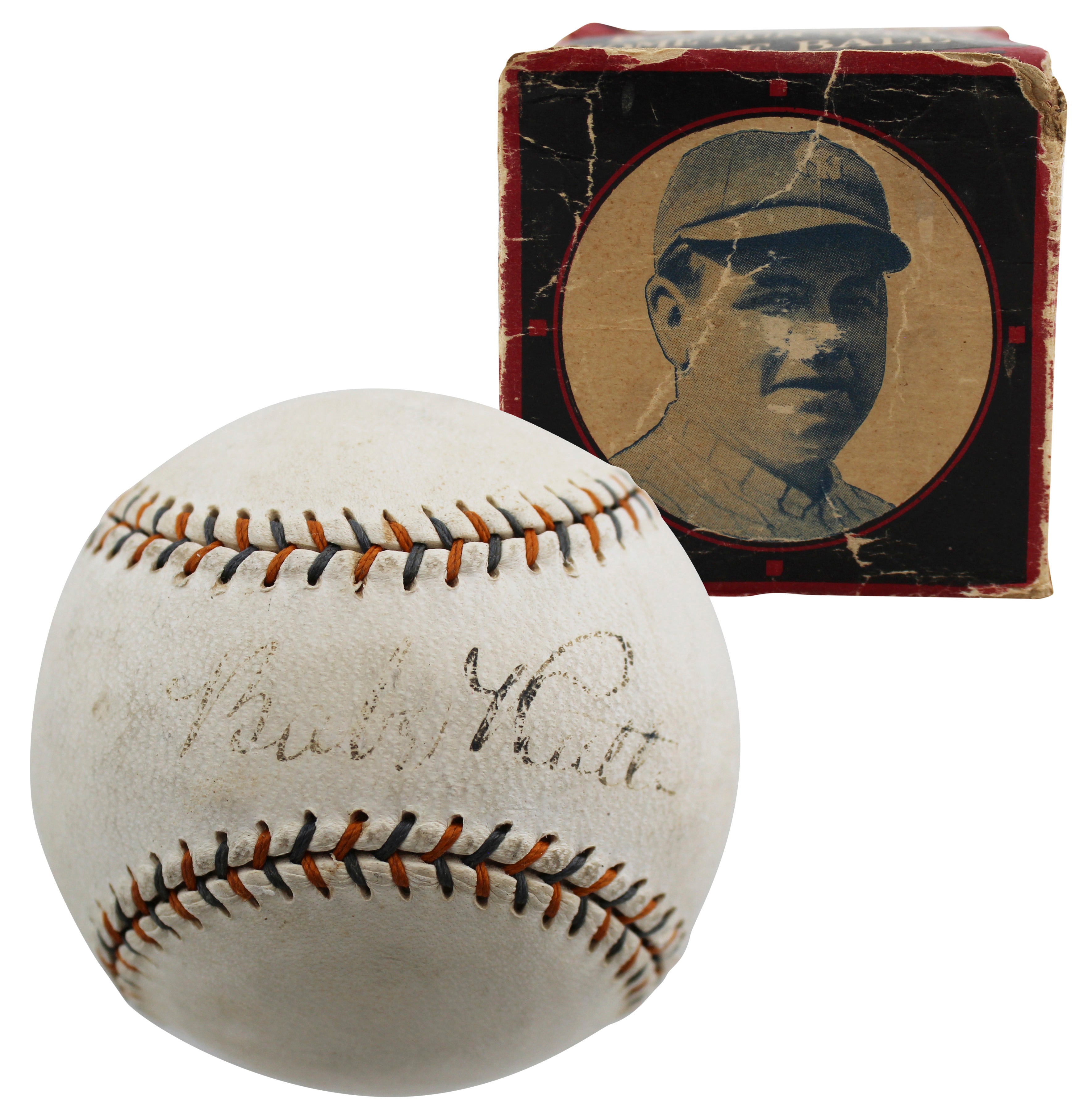 Babe Ruth Signed Spalding Home Run Special Baseball w/ Original Box BAS #AB76947