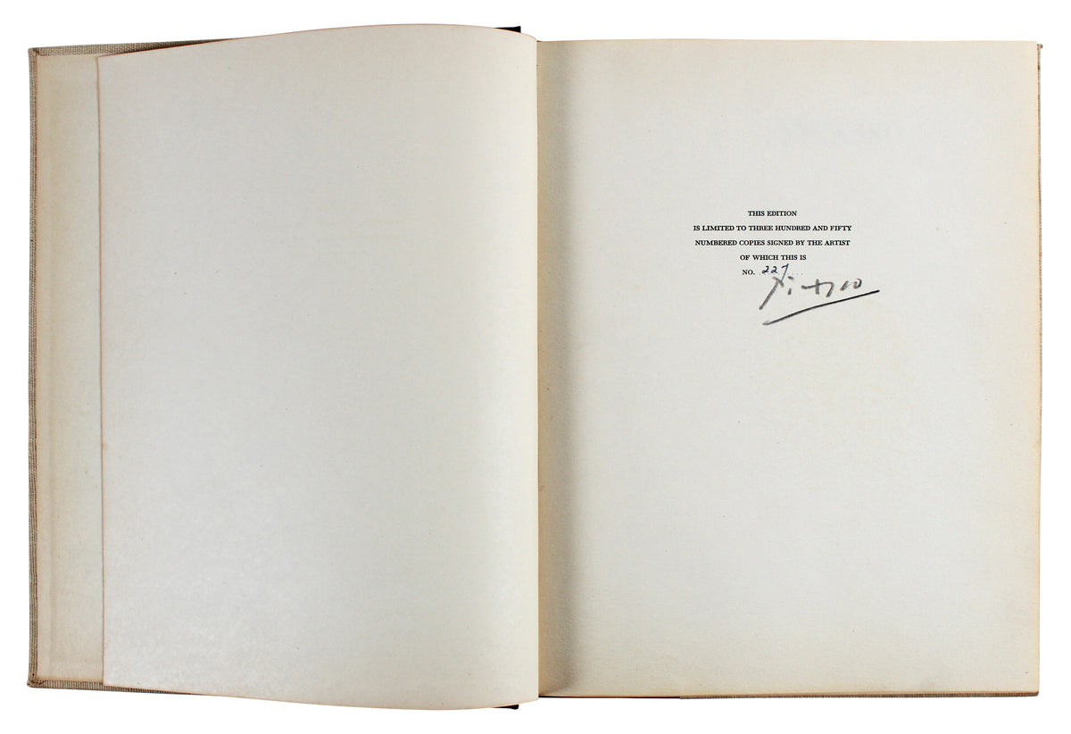 Pablo Picasso Signed The Recent Years, 1939-1946 Hard Cover Book LE #227/350 BAS