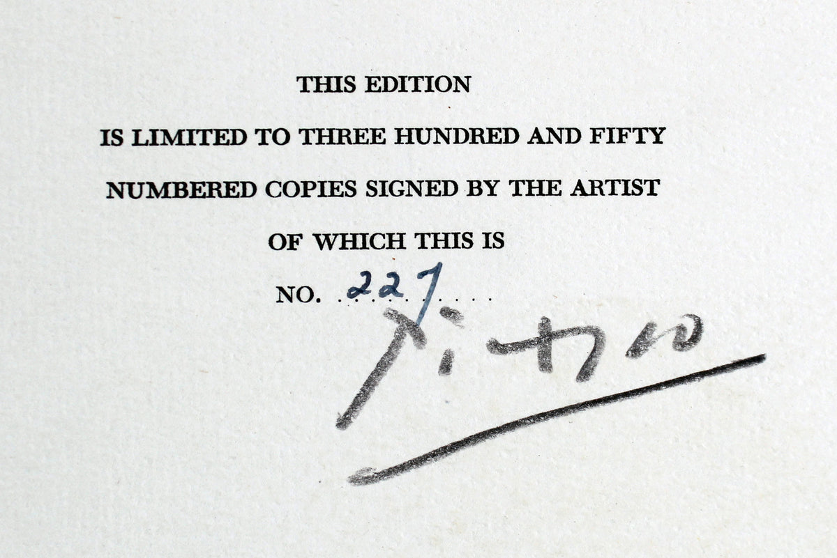Pablo Picasso Signed The Recent Years, 1939-1946 Hard Cover Book LE #227/350 BAS