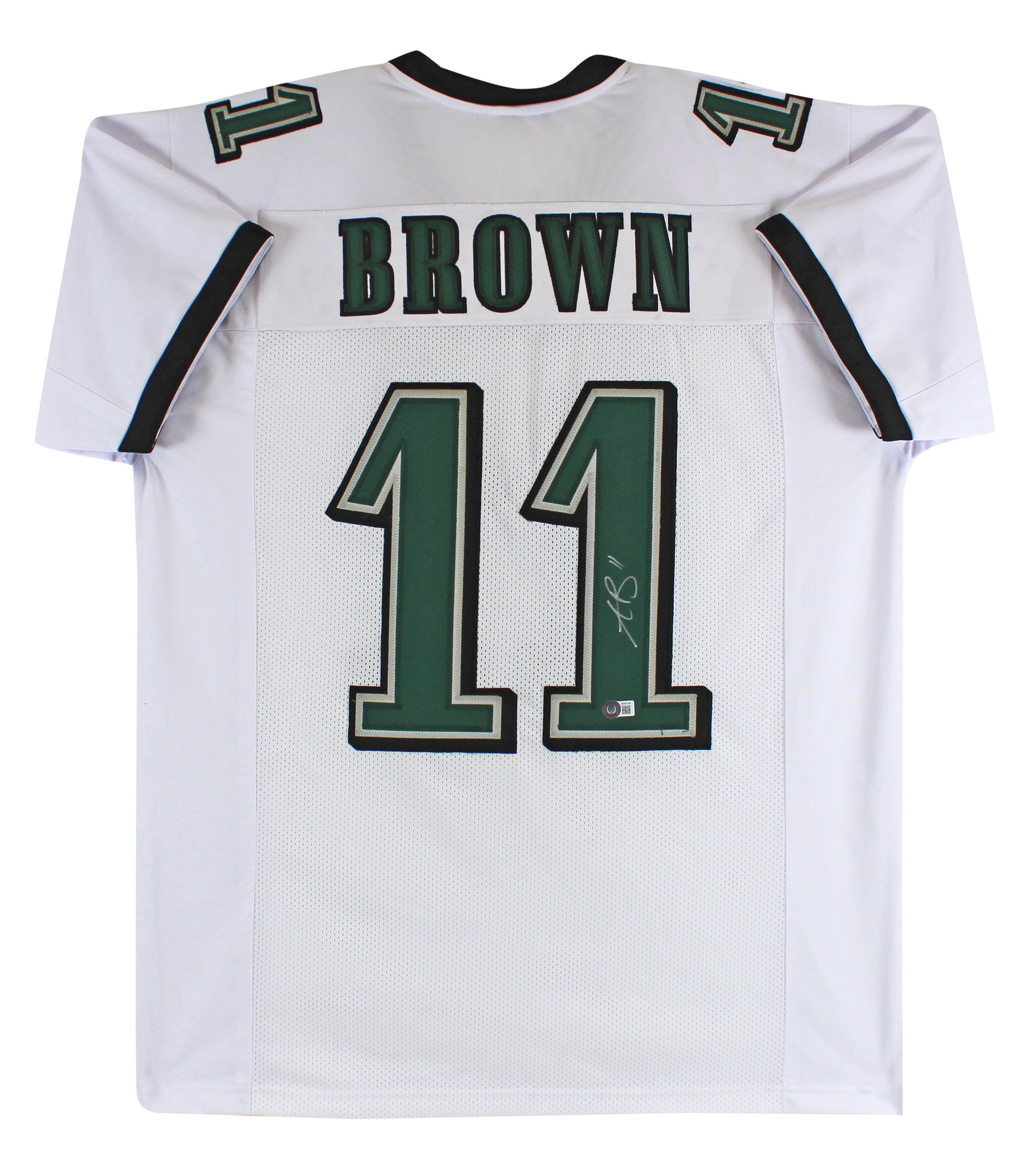 A.J. Brown Authentic Signed White Pro Style Jersey Autographed BAS Witnessed