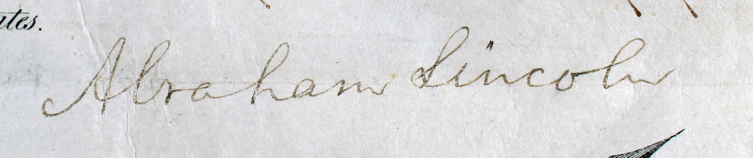 Abraham Lincoln Authentic Signed 15x19 1861 Military Appointment BAS #AB14574
