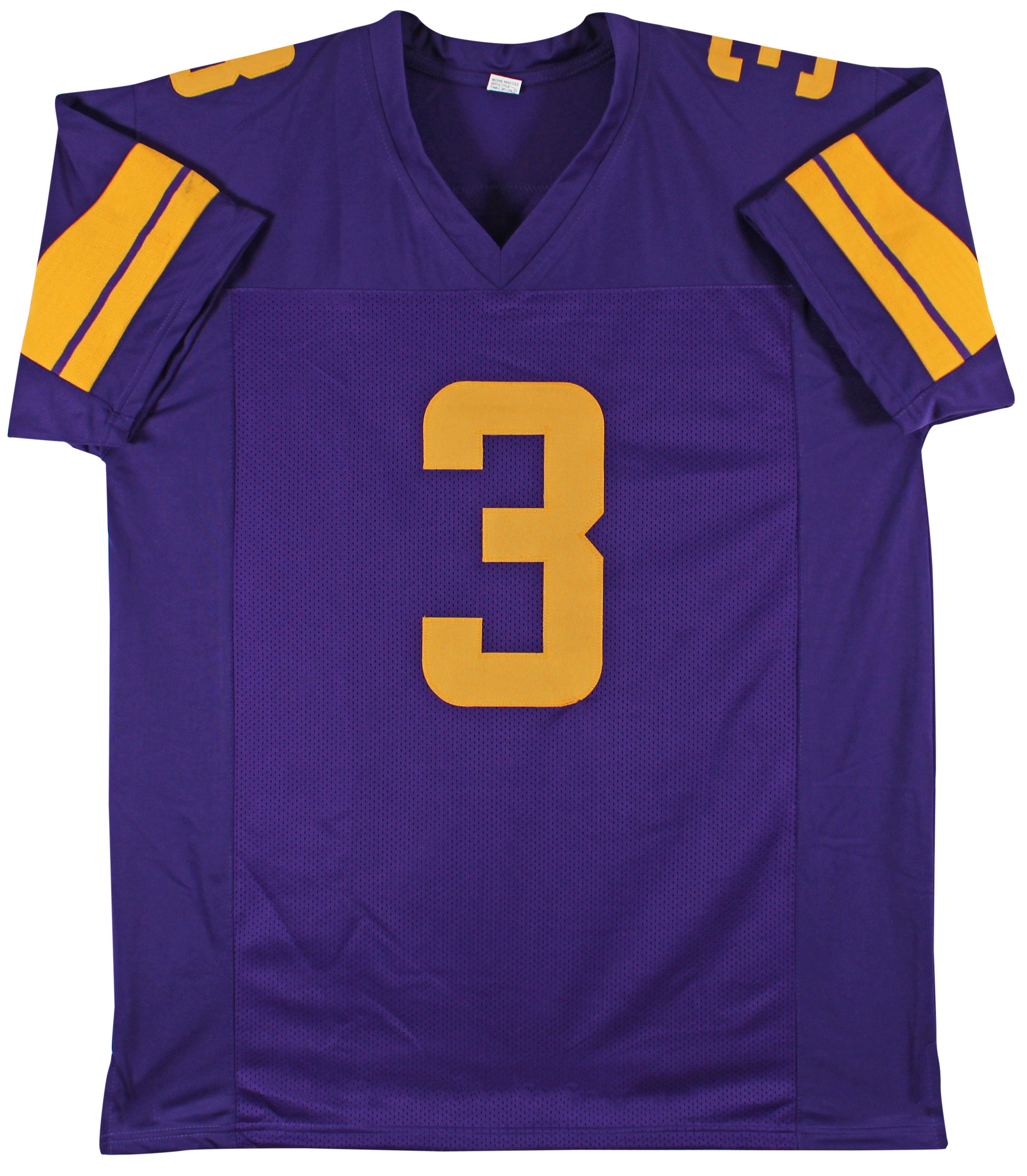 Jordan Addison Authentic Signed Purple Color Rush Pro Style Jersey BAS Witness