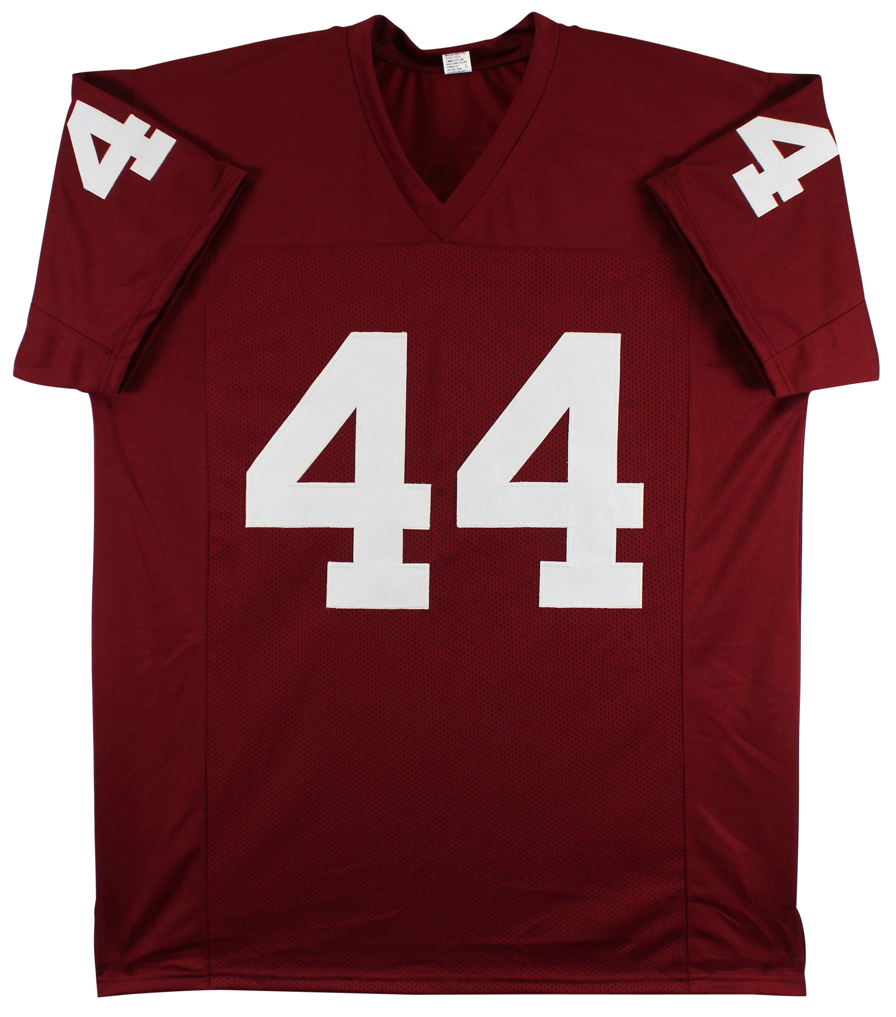 Brian Bosworth Authentic Signed Maroon Pro Style Jersey BAS Witnessed