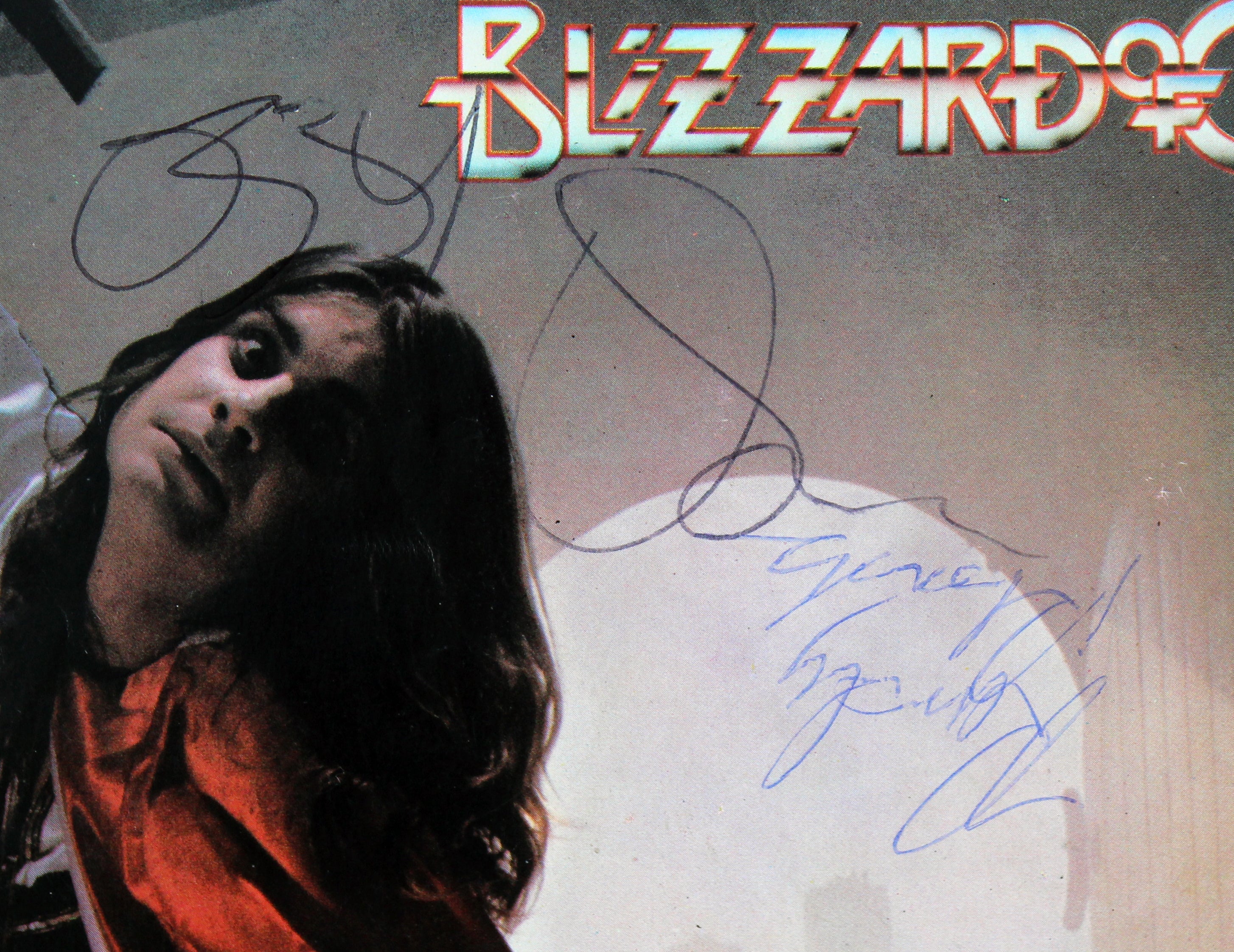 Ozzy Osbourne & Randy Rhoads Signed Blizzard Of Ozz Program JSA #BB88668