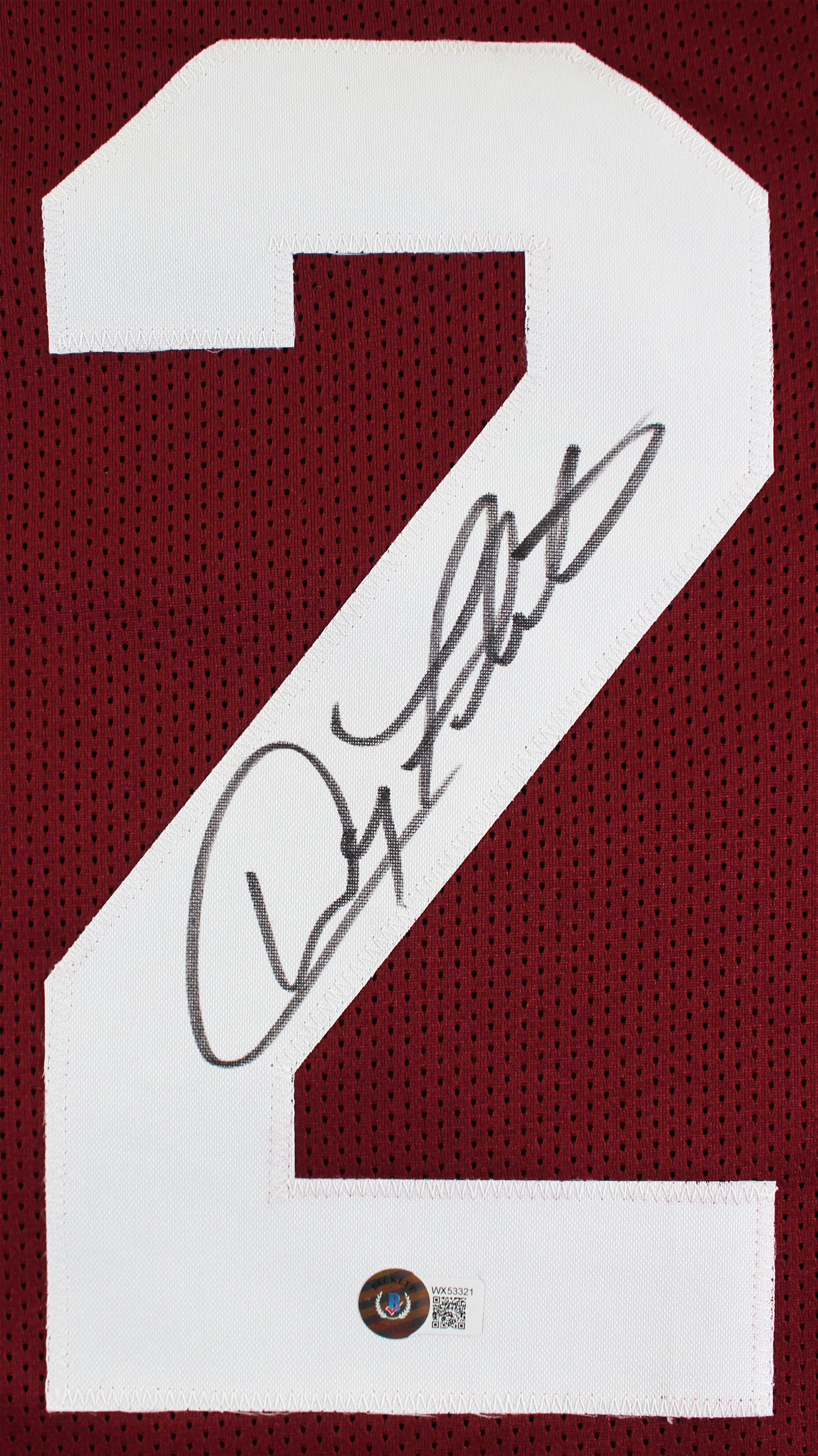 Boston College Doug Flutie Authentic Signed Maroon Pro Style Jersey BAS Witness