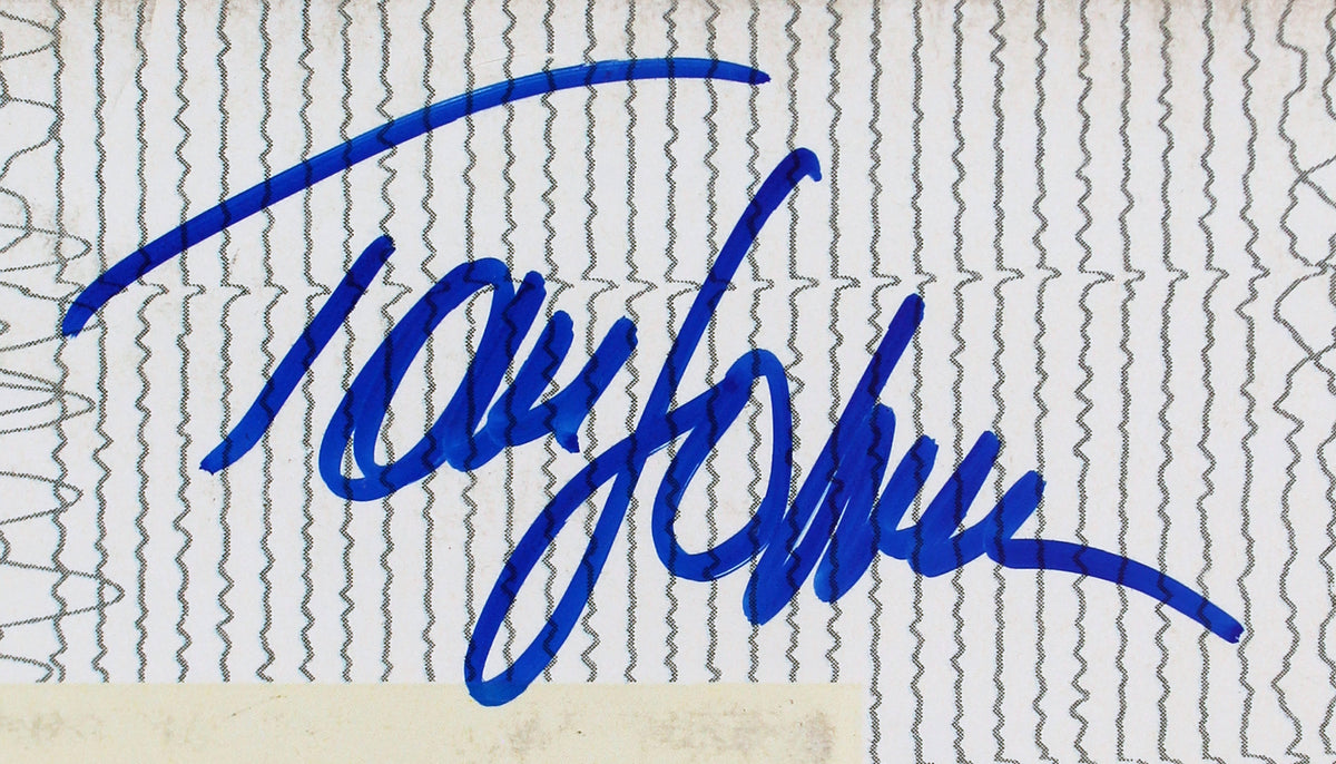 Tom Johnston Signed Livin' On The Fault Line Album Cover BAS #BH027685