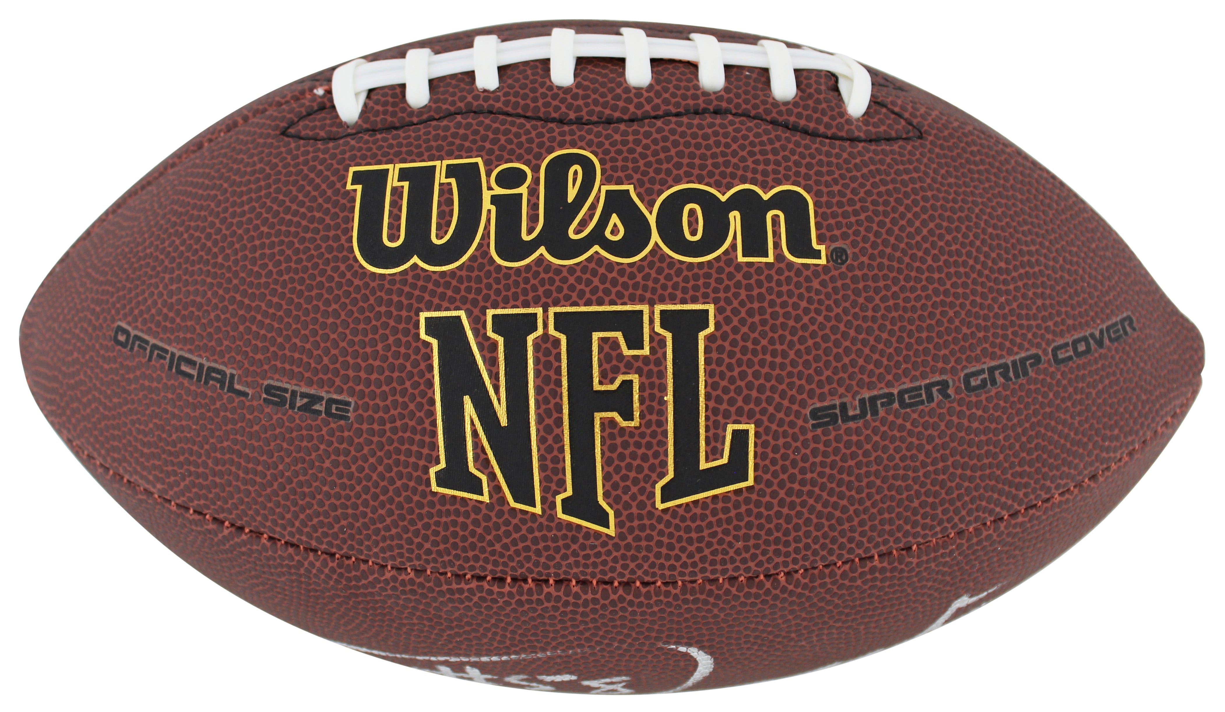 Bengals Joseph Ossai Authentic Signed Wilson Super Grip Nfl Football BAS Witness