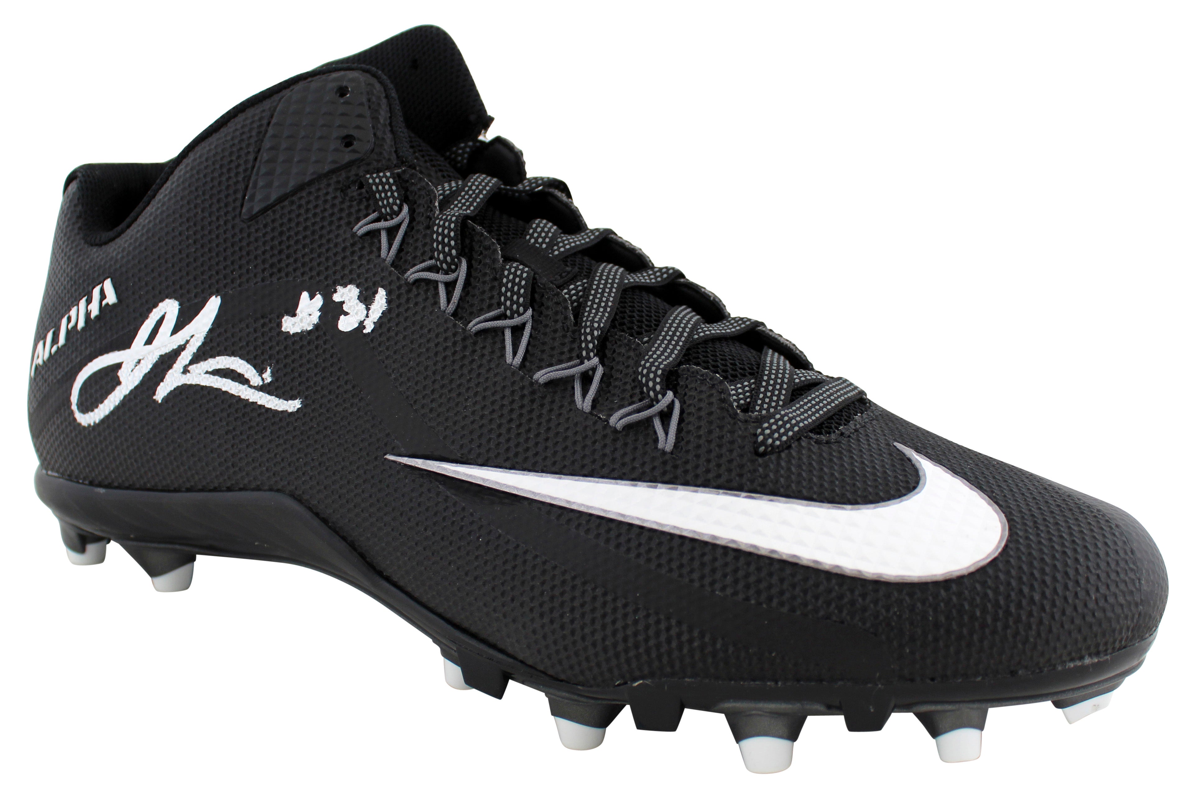 Ravens Jamal Lewis Authentic Signed Nike Alpha Pro 2 3/4 TD Cleat BAS Witnessed