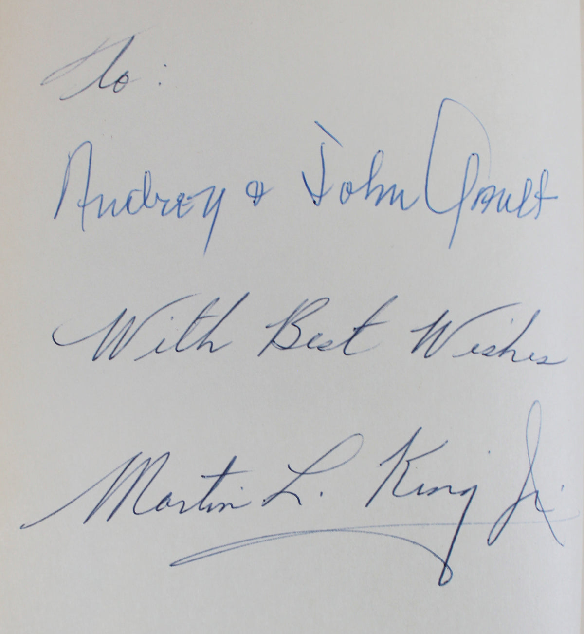 Martin Luther King Jr.  Signed Stride Toward Freedom Hard Cover Book PSA #S08194