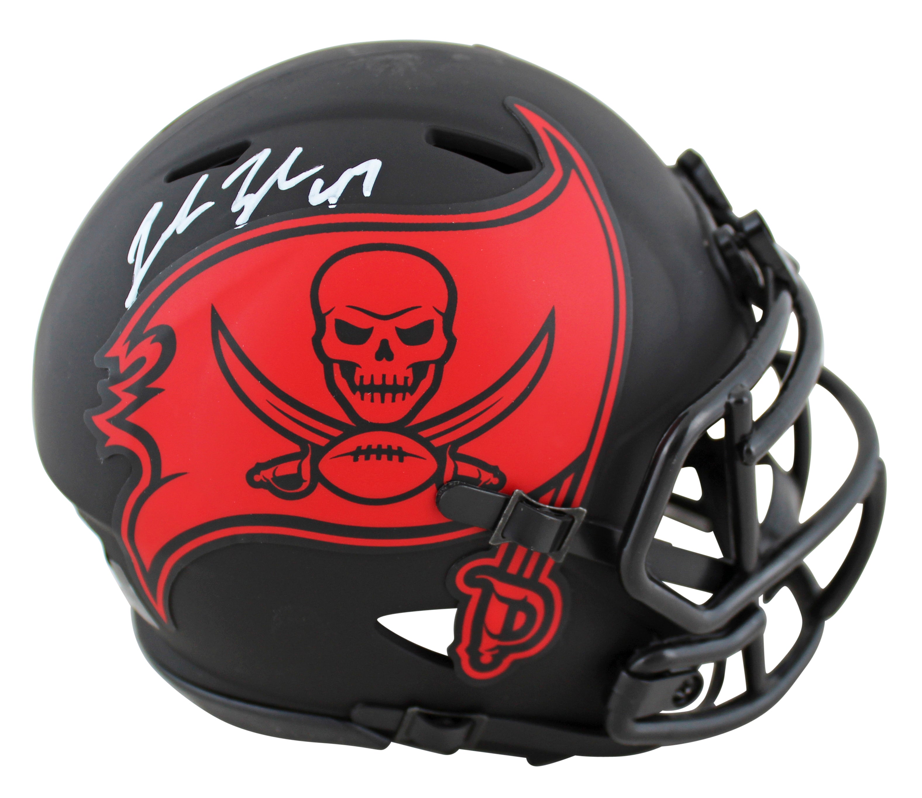Buccaneers John Lynch Authentic Signed Eclipse Speed Mini Helmet BAS Witnessed