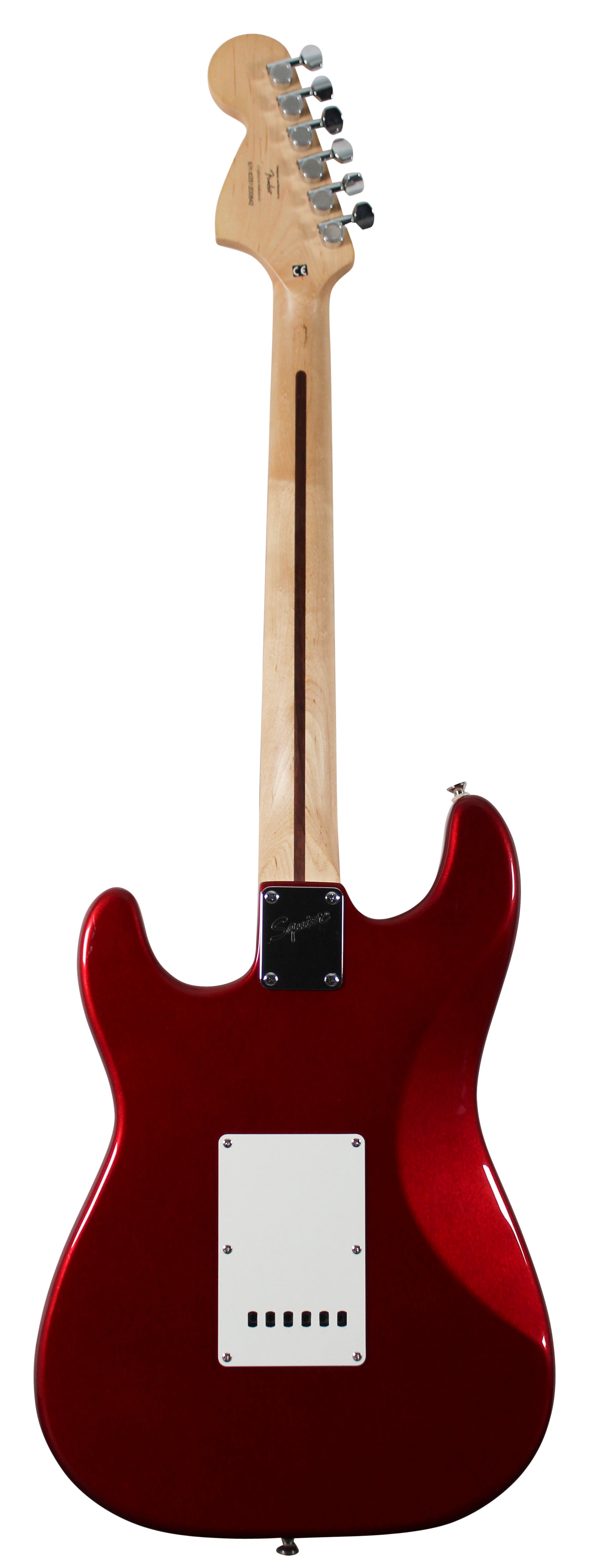 Willie Nelson Authentic Signed Red Fender Squier Electric Guitar JSA #Z51727