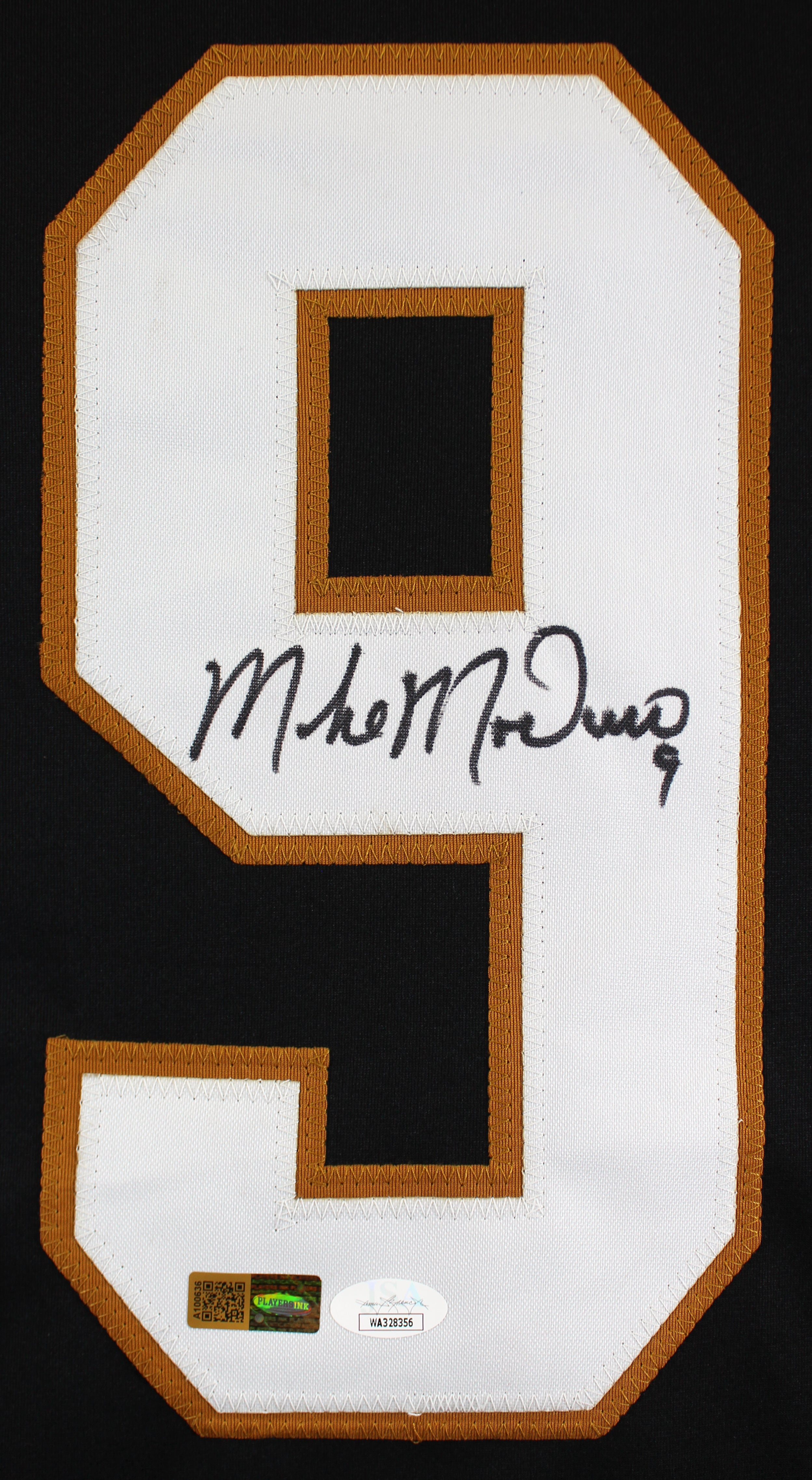 Mike Modano Authentic Signed Black Pro Style Jersey Autographed JSA Witnessed