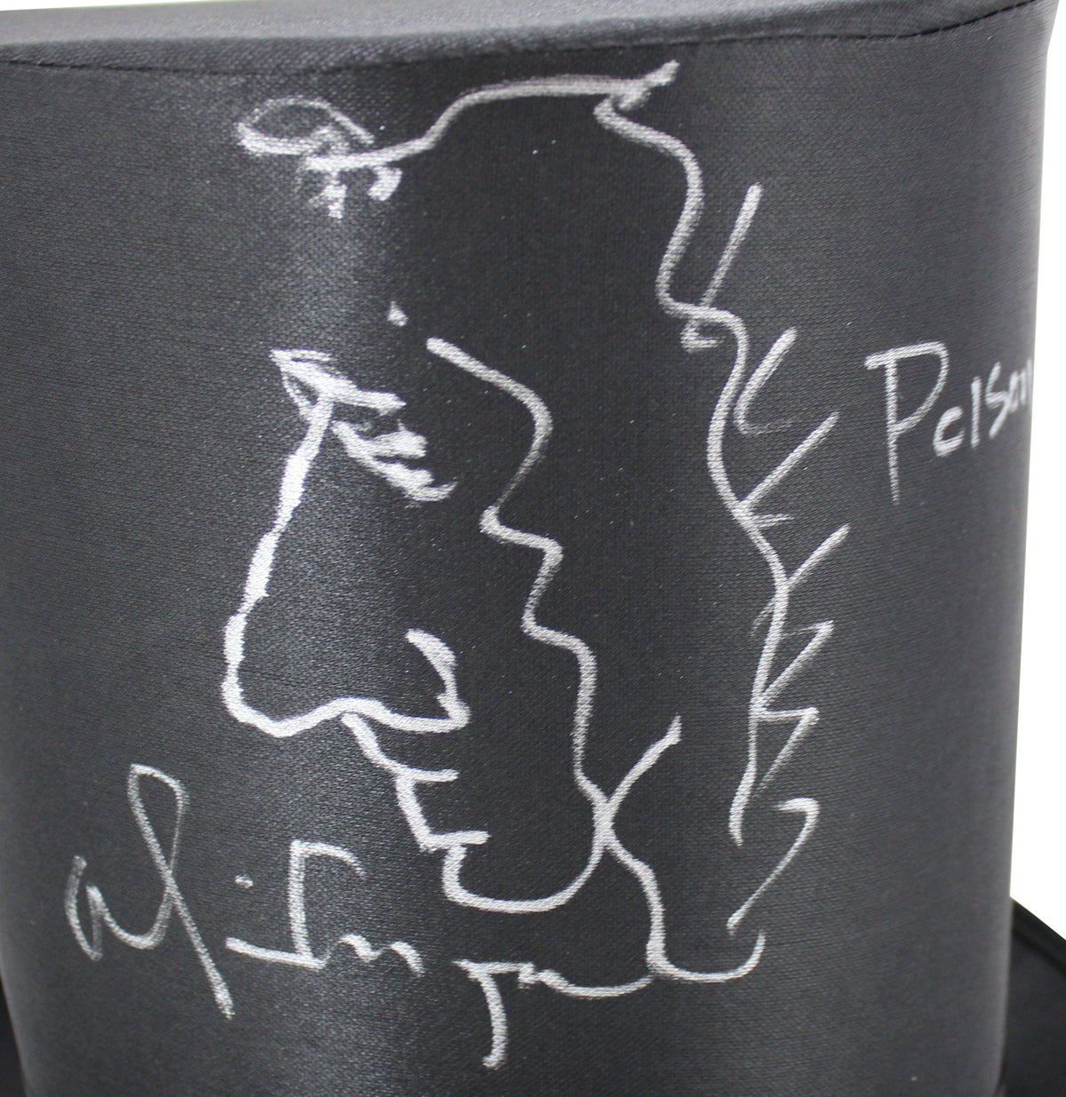 Alice Cooper Poison Signed Costume Top Hat w/ Self Portrait Sketch BAS #WC91143