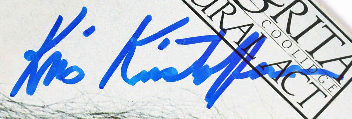 Kris Kristofferson Authentic Signed Natural Act Album Cover BAS #BG79196