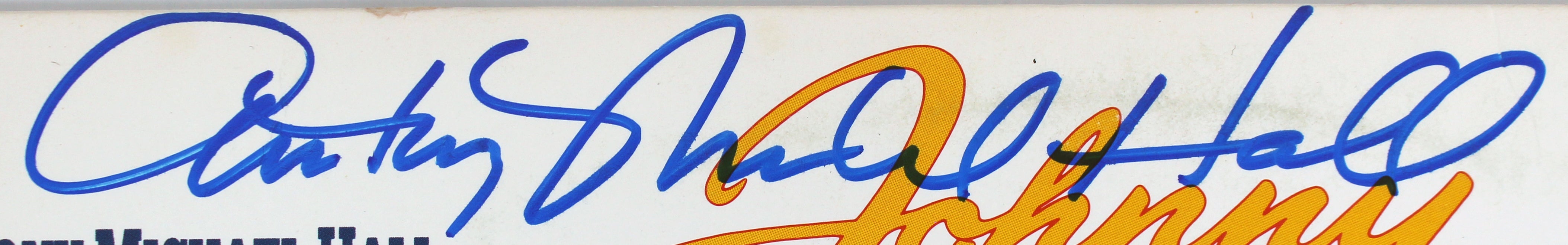 Anthony Michael Hall Signed Johnny Be Good Soundtrack Album Cover BAS #BG79189