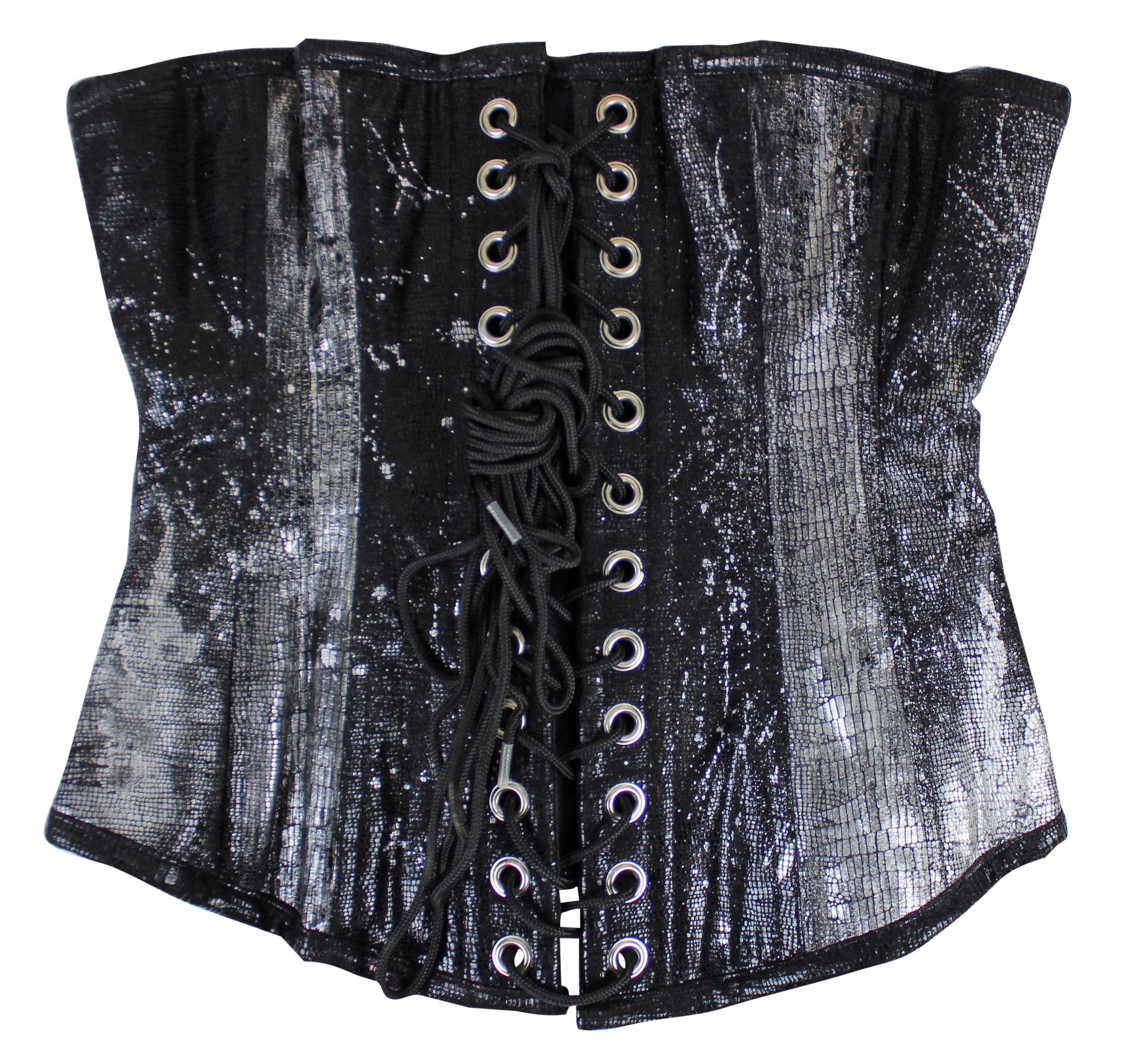 Lady Gaga Magazine Photoshoot Worn Faux Snake Skin Graffiti Style Corset