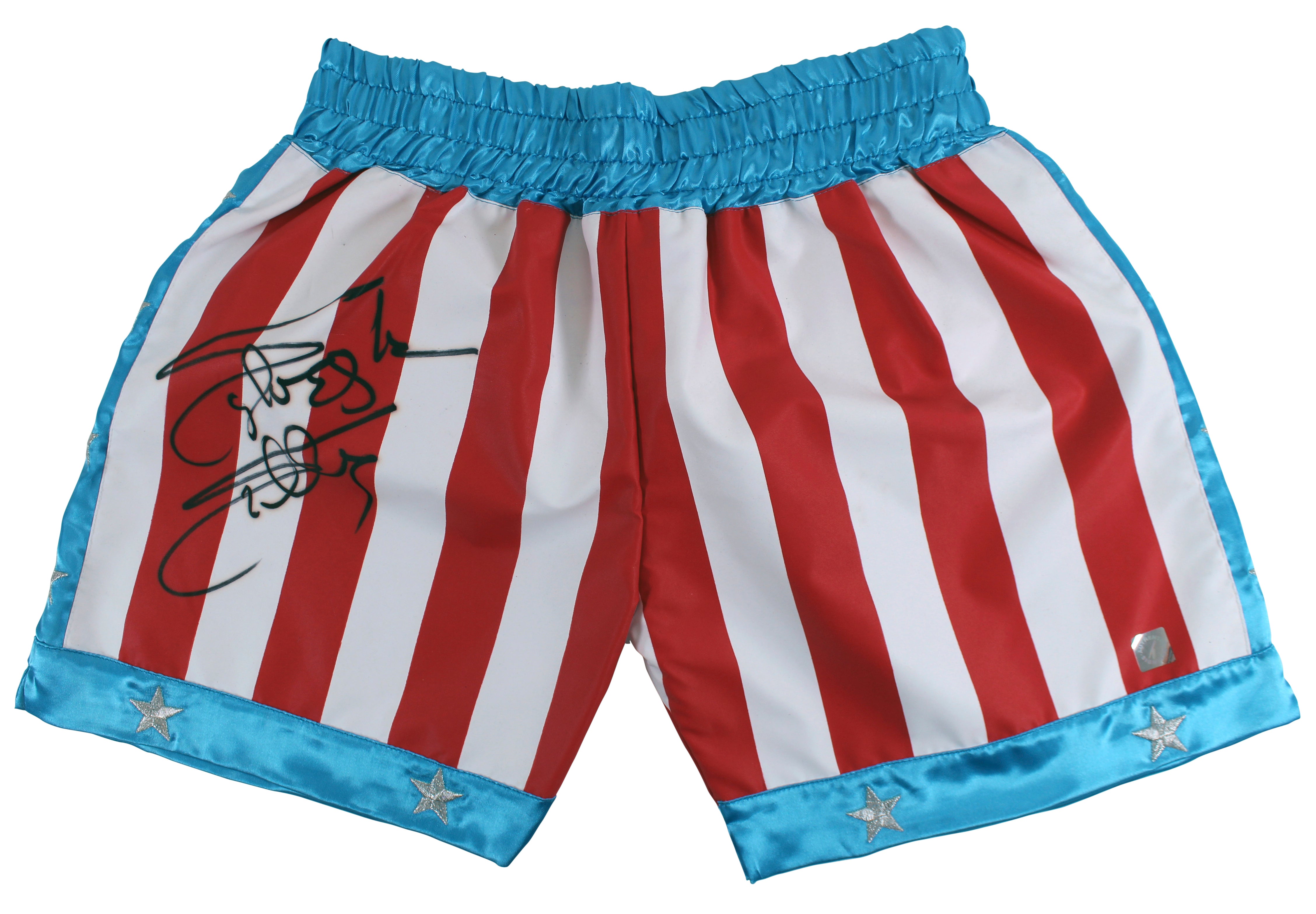 Sylvester Stallone Rocky Authentic Signed Boxing Trunks Autographed BAS #AB14528