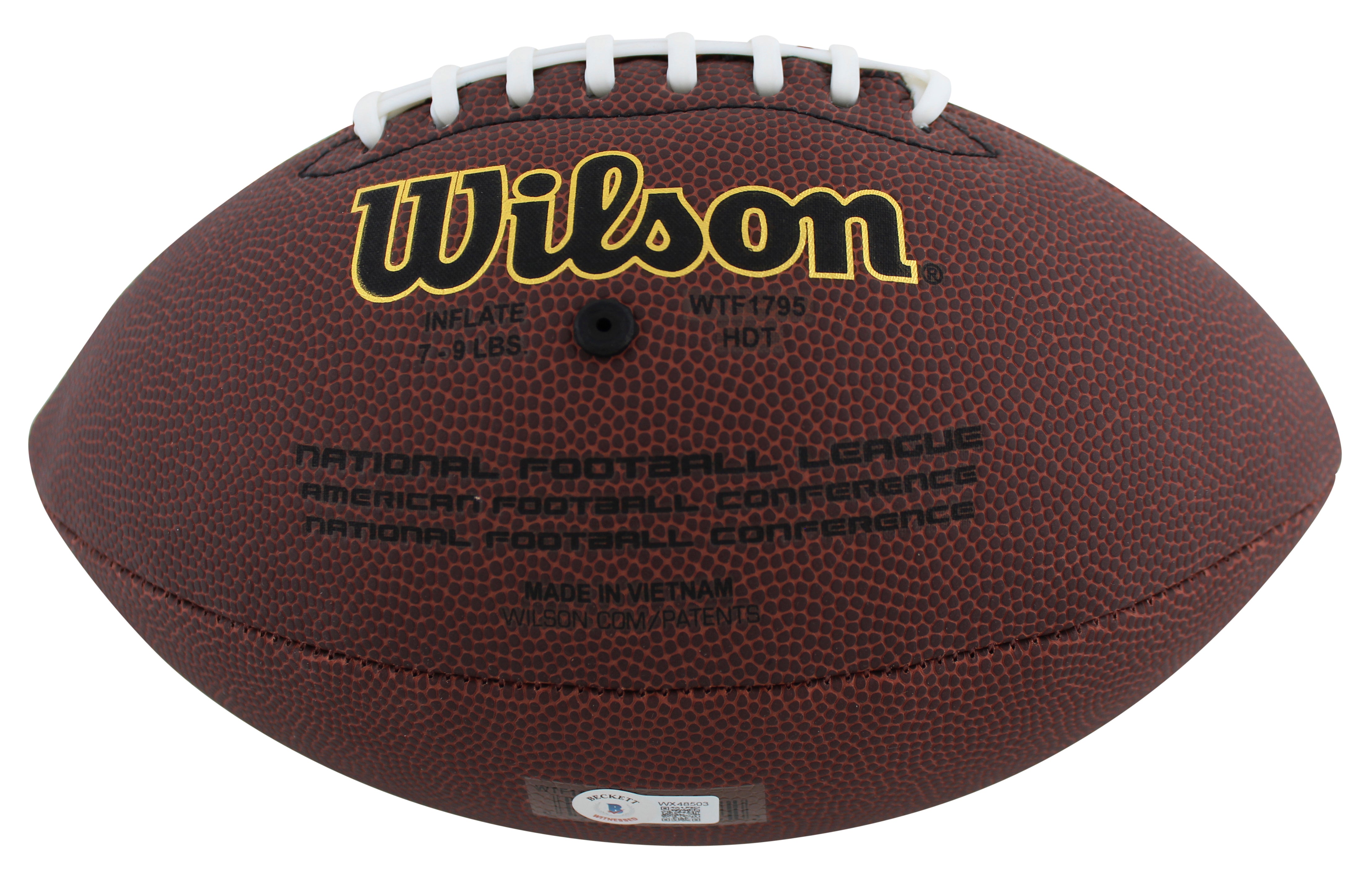 Bills Doug Flutie Authentic Signed Wilson Super Grip Nfl Football BAS Witnessed