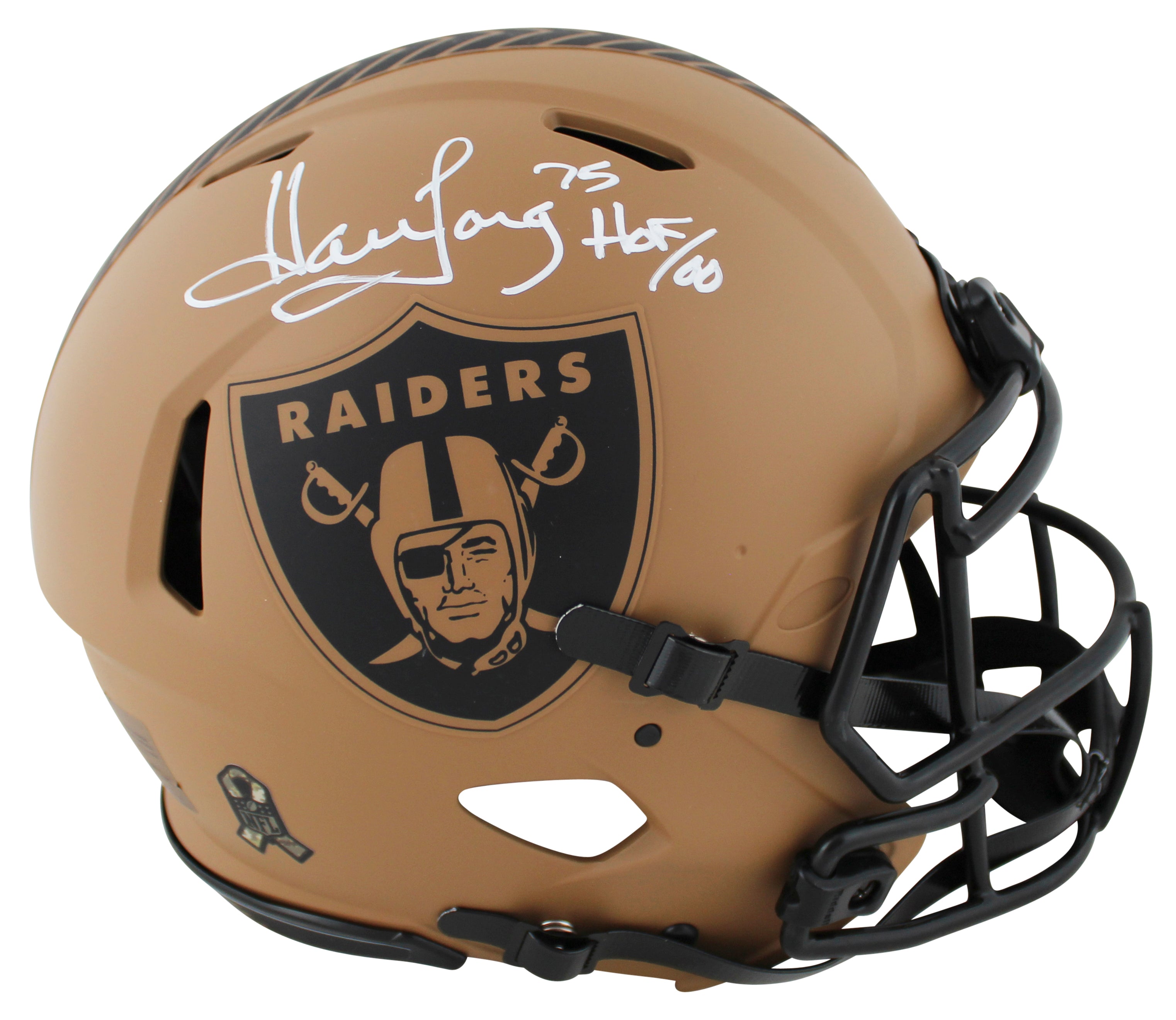 Raiders Howie Long "HOF 00" Signed STS II F/S Speed Proline Helmet BAS Witnessed