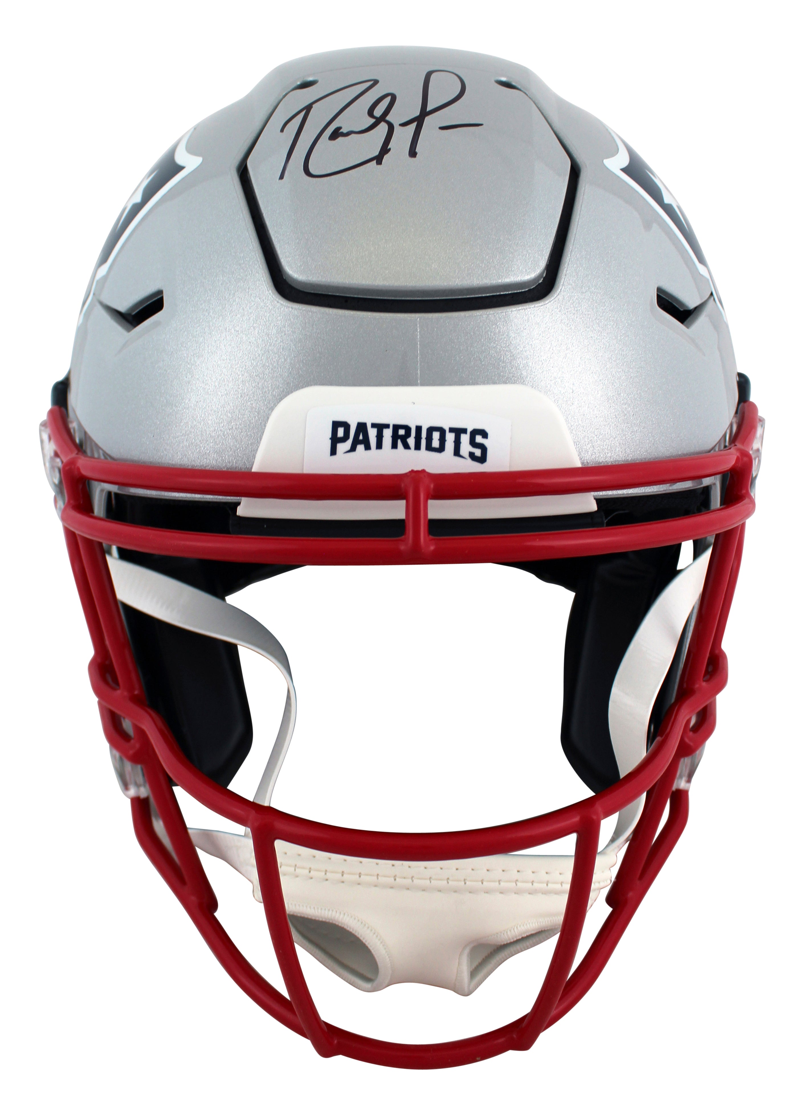 Patriots Randy Moss Authentic Signed Speed Flex Full Size Helmet BAS Witnessed