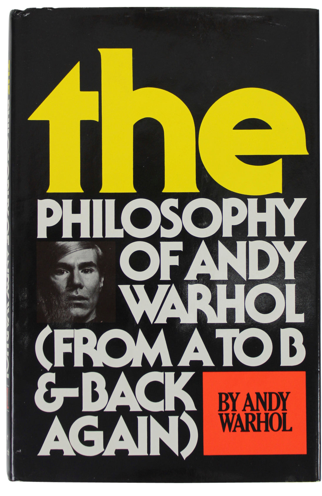 Andy Warhol Signed The Philosophy Of Andy Warhol Hard Cover Book BAS #A57336