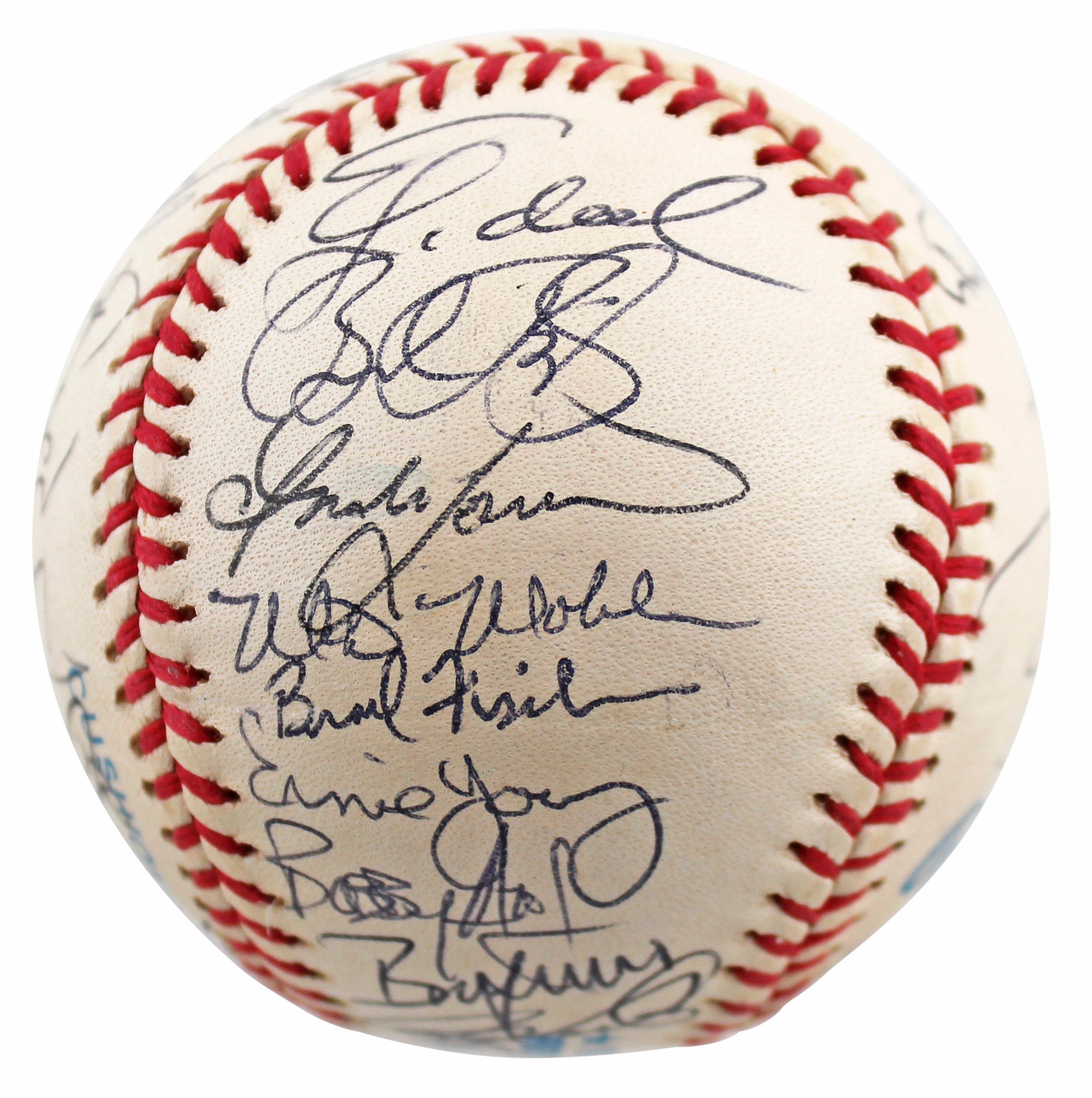 1997 A's (32) Giambi, Howe, Spiezio, Grieve +28 Signed Oal Baseball BAS #AC01907