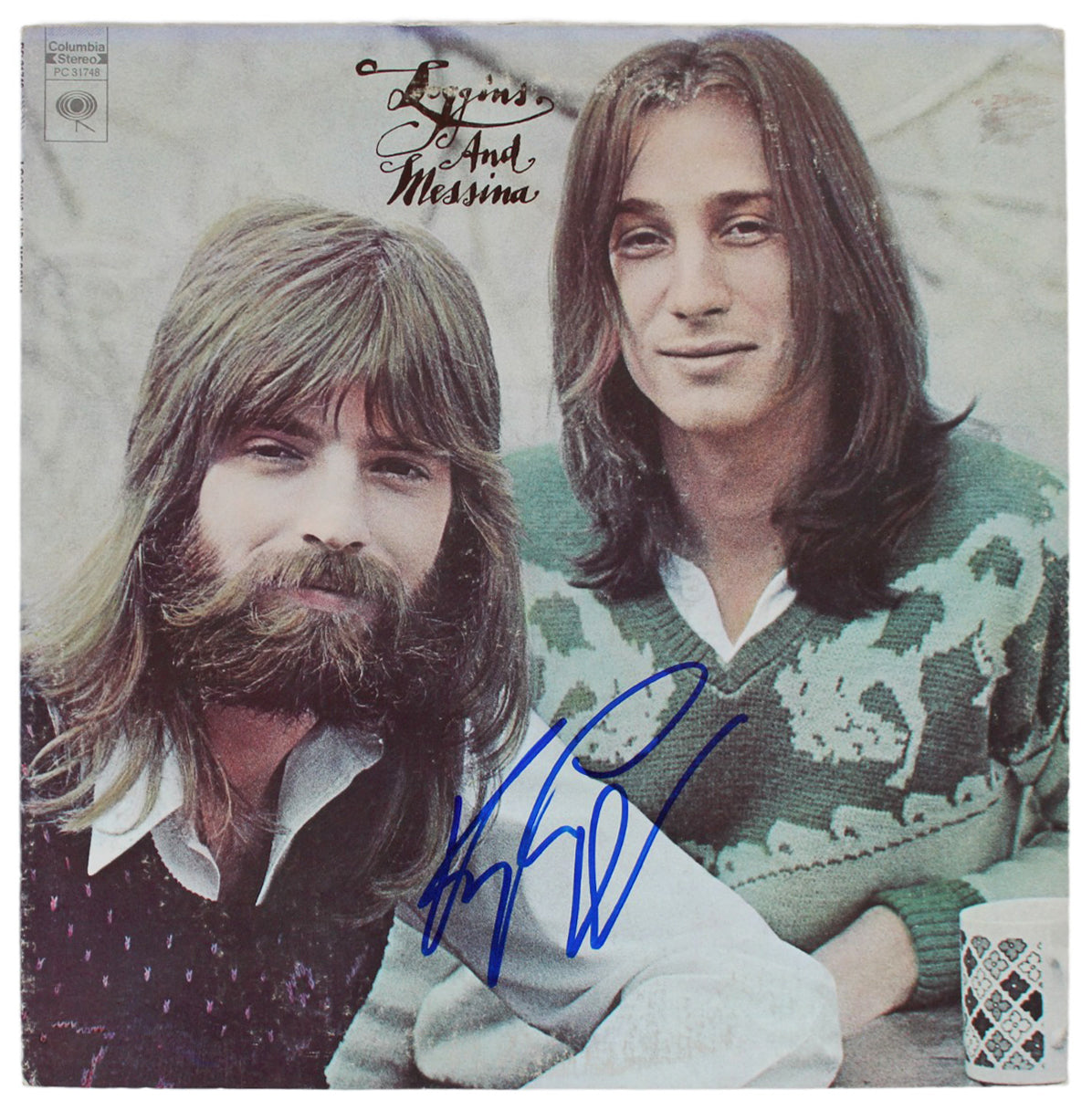 Kenny Loggins Authentic Signed Loggins and Messina Album Cover BAS #BG83139