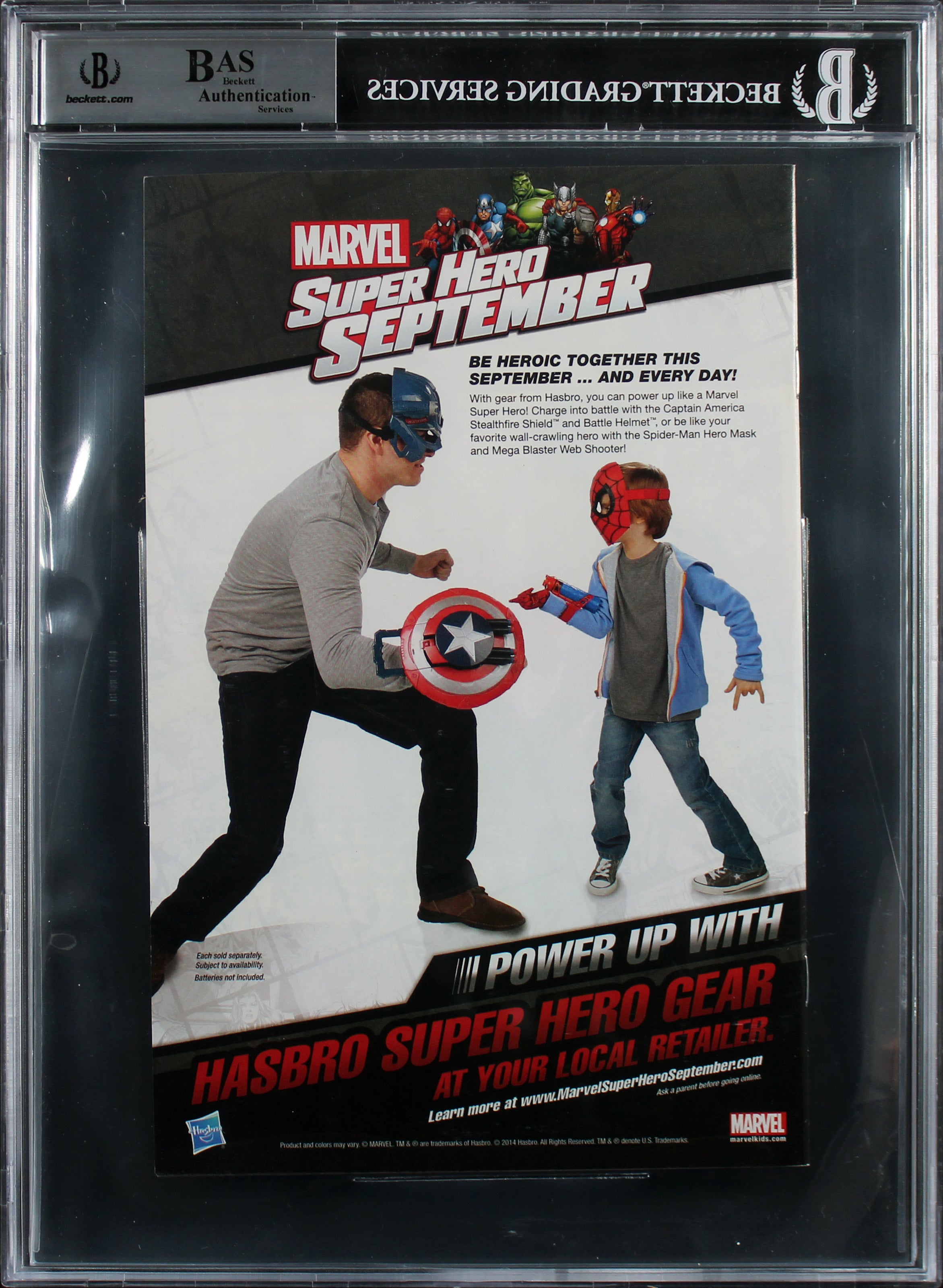 (3) Stan Lee, Liefeld & Nicieza Marvel Signed Hawkeye Vs Deadpool Comic BAS Slab
