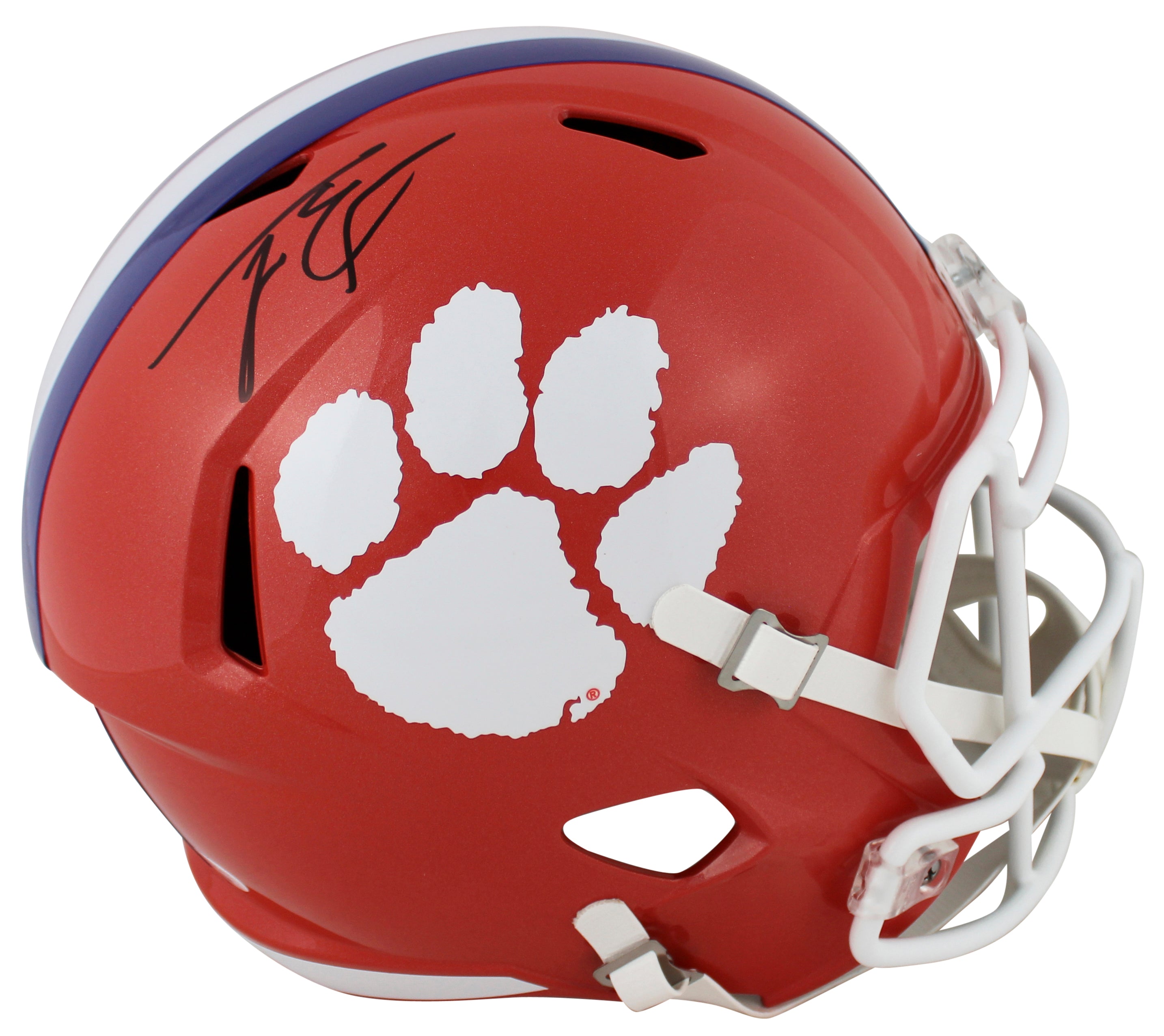 Clemson Travis Etienne Jr. Signed Full Size Speed Rep Helmet Autographed JSA