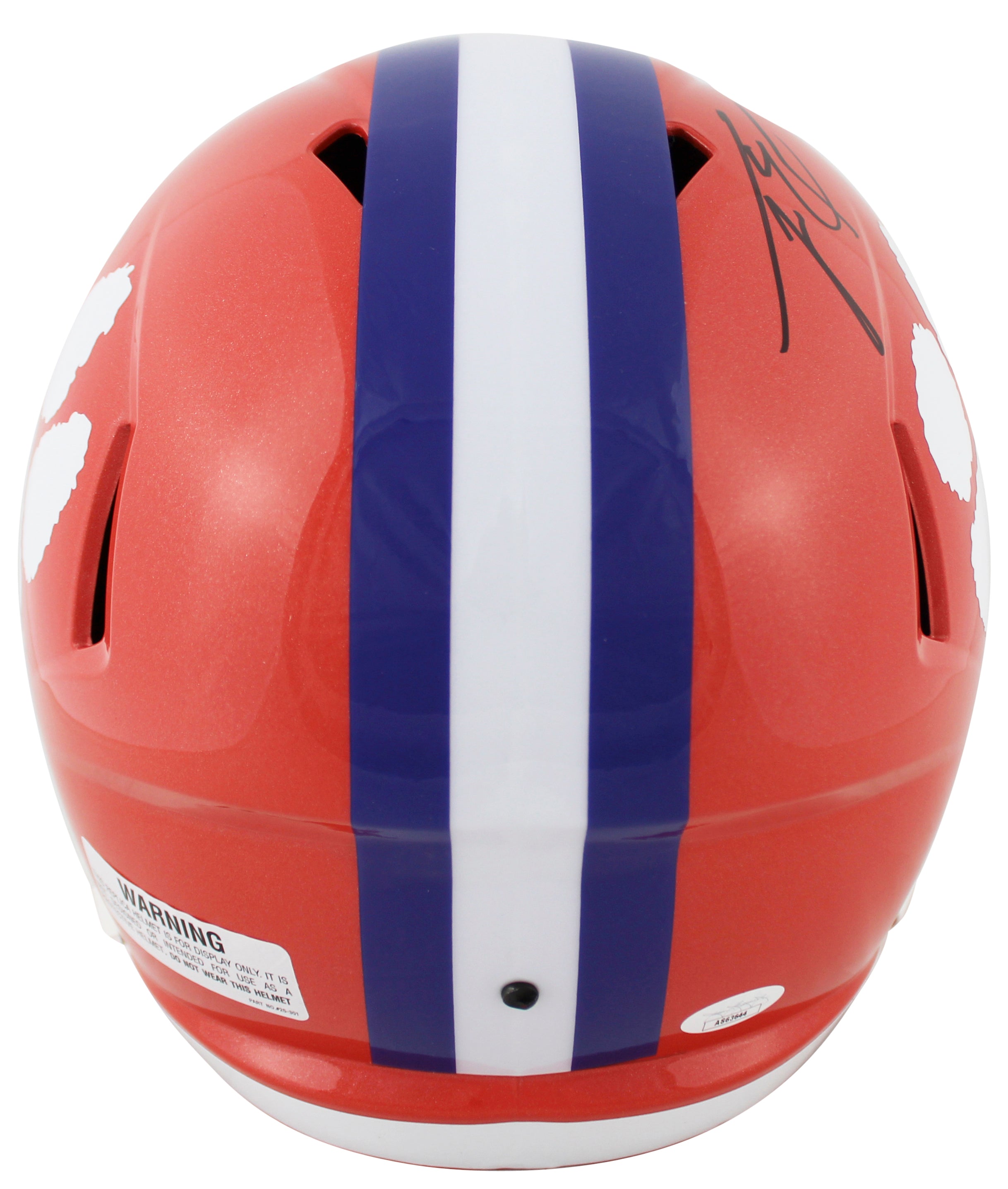 Clemson Travis Etienne Jr. Signed Full Size Speed Rep Helmet w/ Case JSA