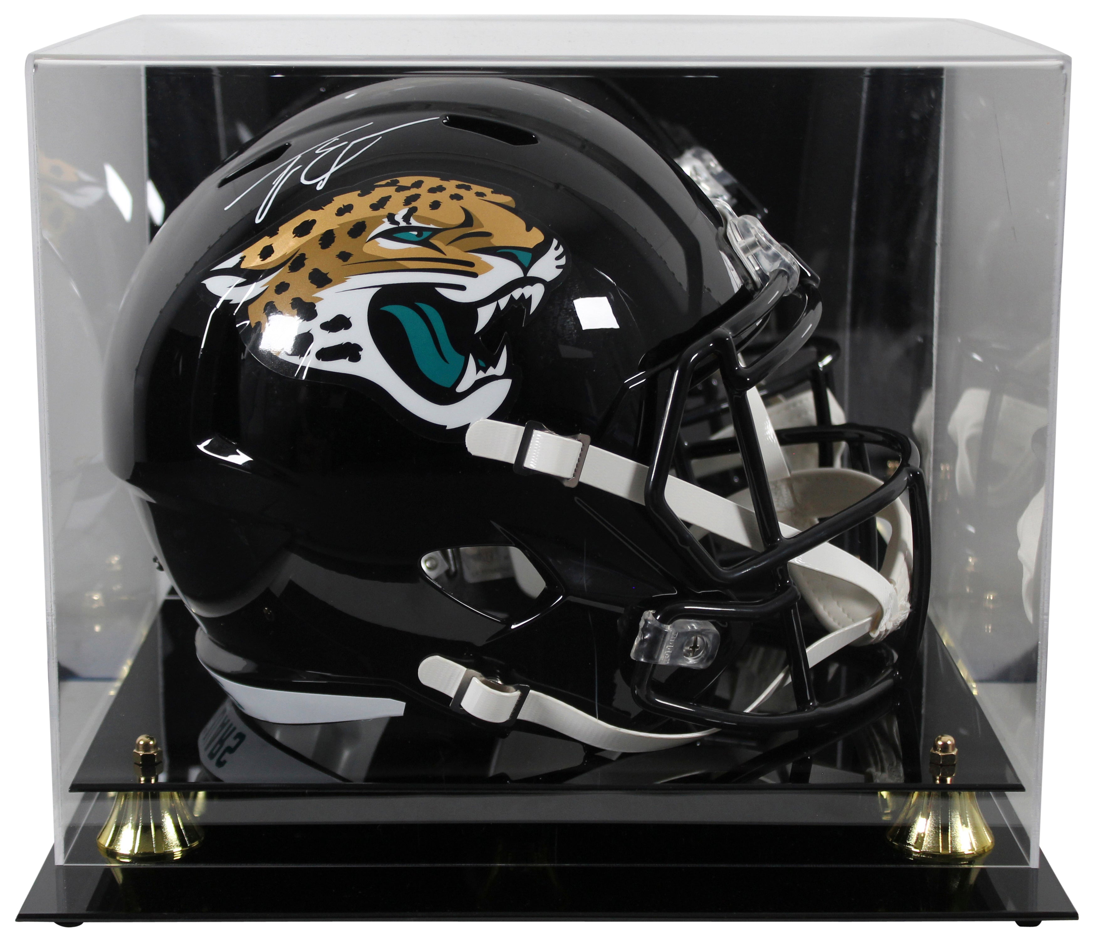 Jaguars Travis Etienne Jr. Signed Full Size Speed Rep Helmet w/ Case JSA