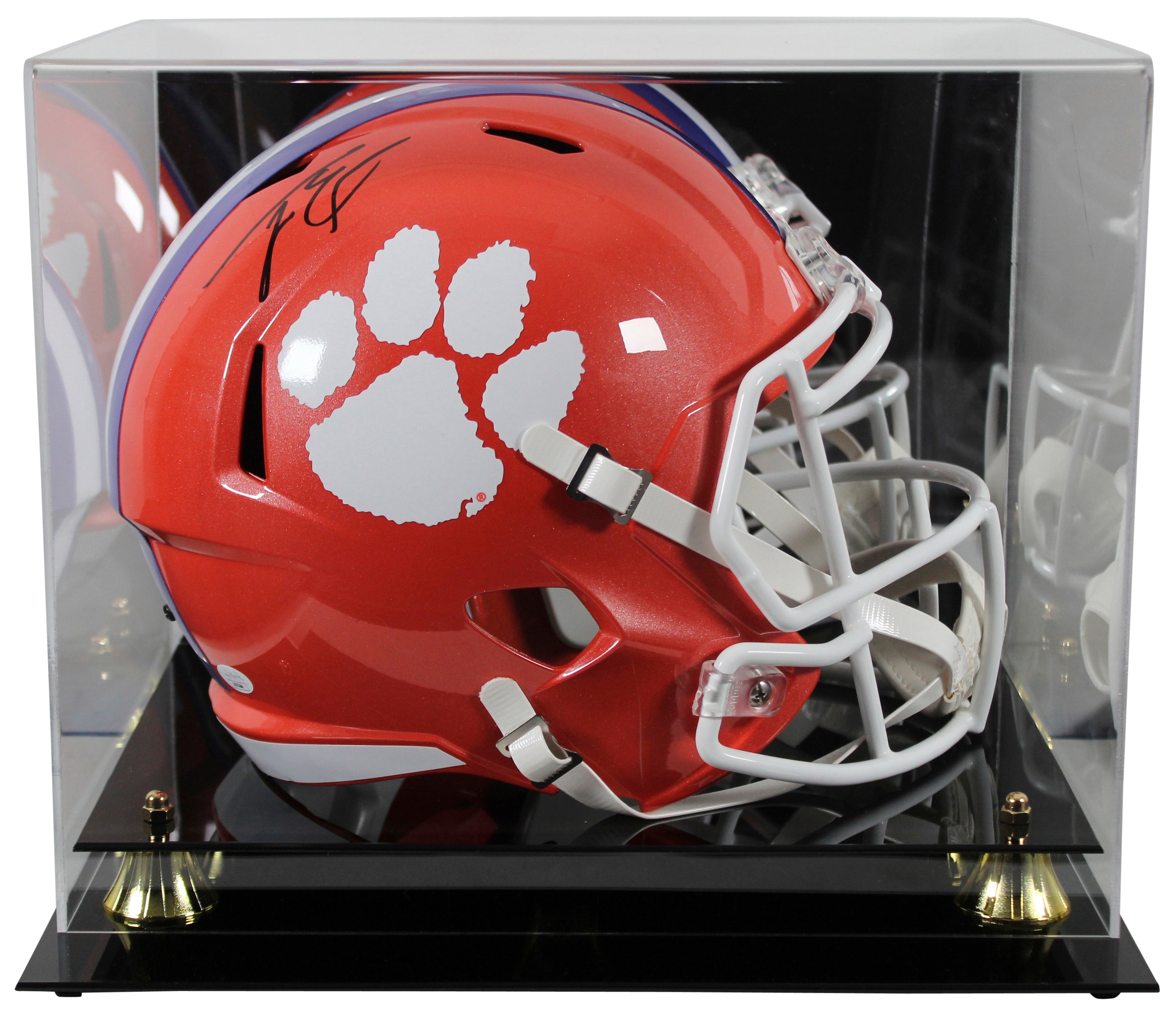 Clemson Travis Etienne Jr. Signed Full Size Speed Rep Helmet w/ Case JSA