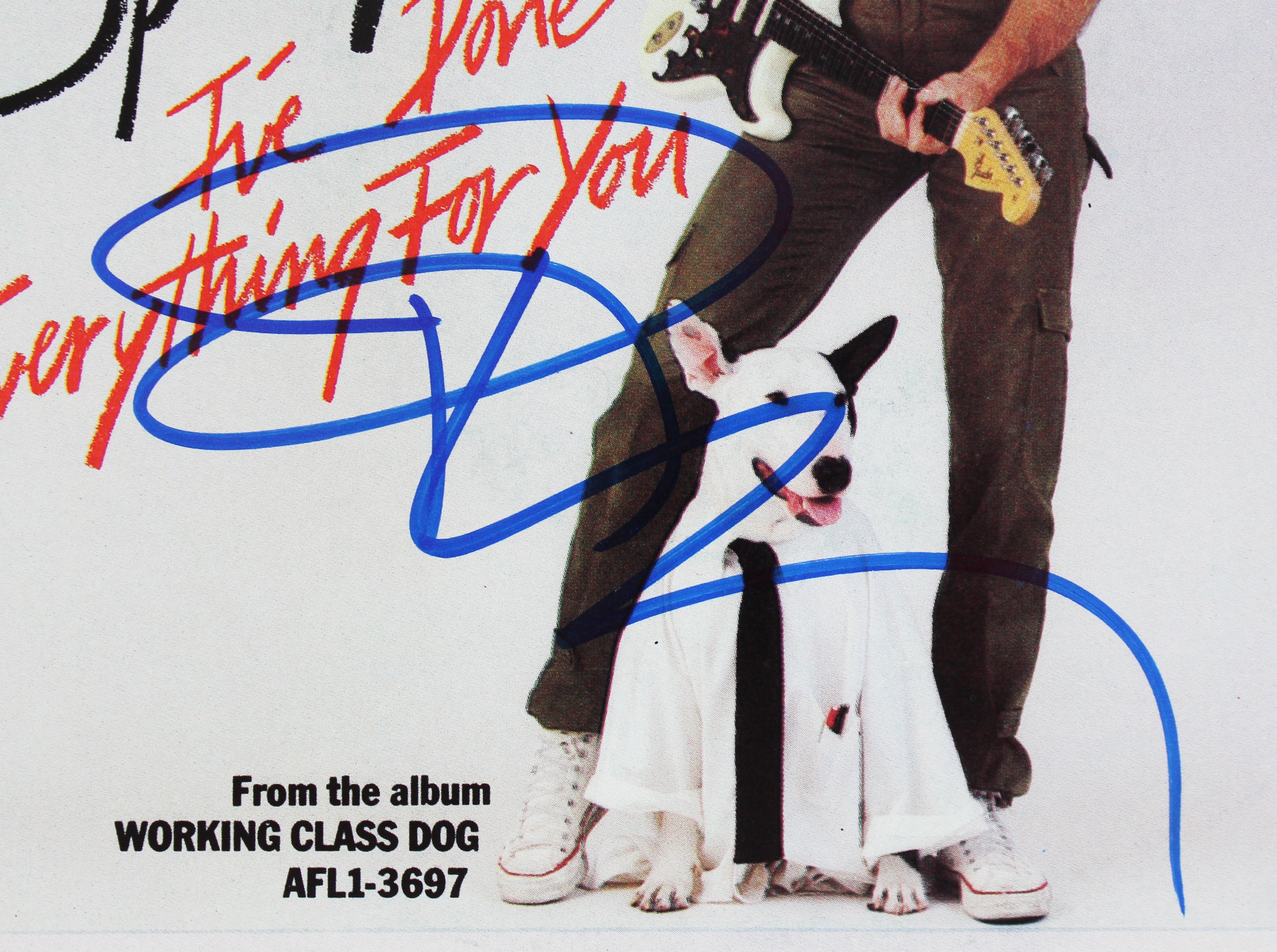 Rick Springfield Signed I've Done Everything For You 45 RPM Album Cover BAS